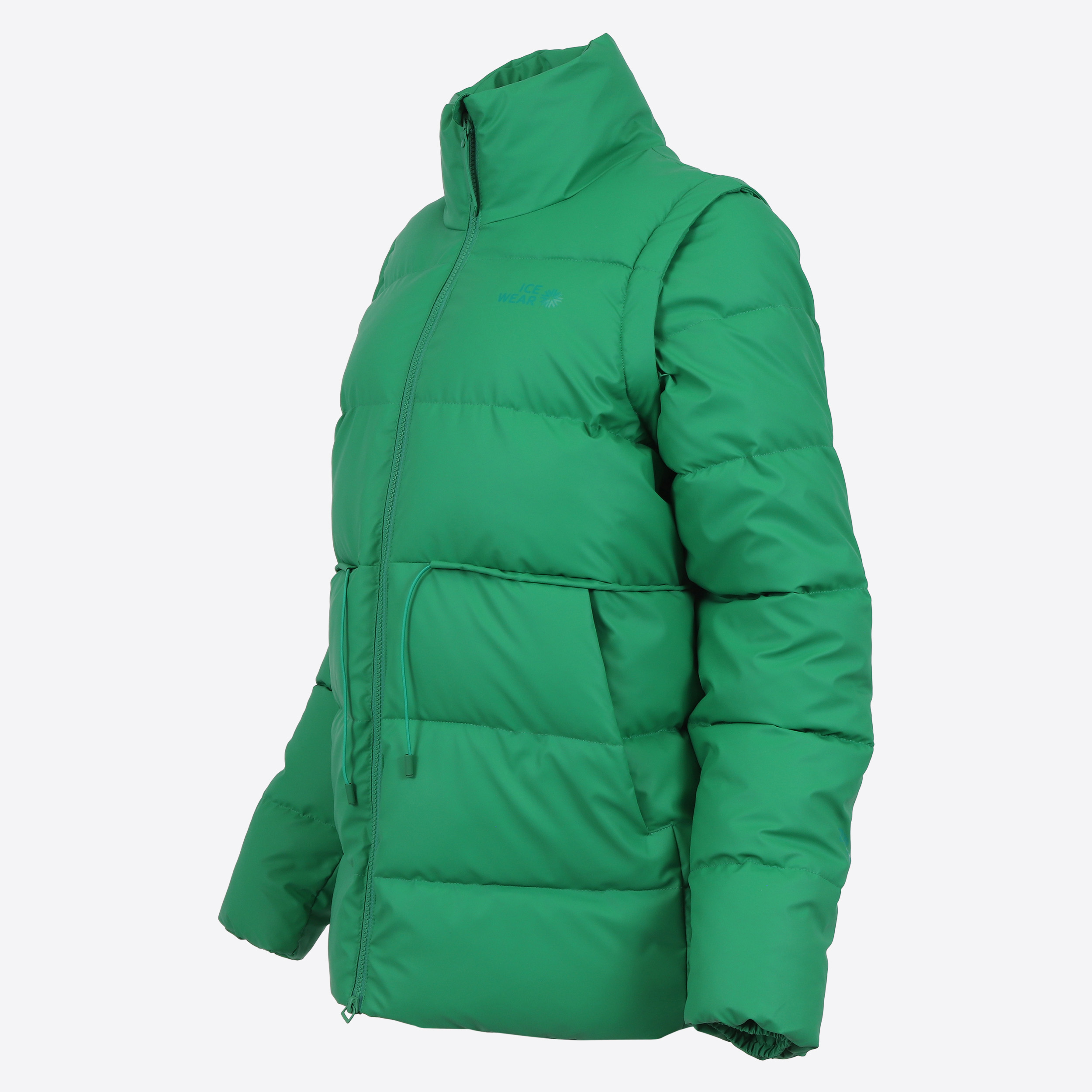 Kötlujökull Wattierter Mantel aus isländischer Wolle 