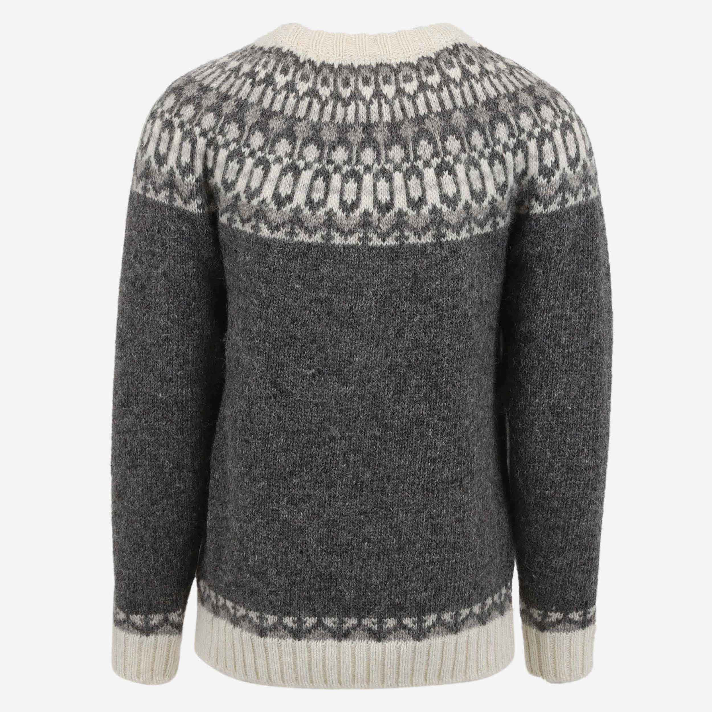 Fróði Icelandic Gemusterter Wollpullover