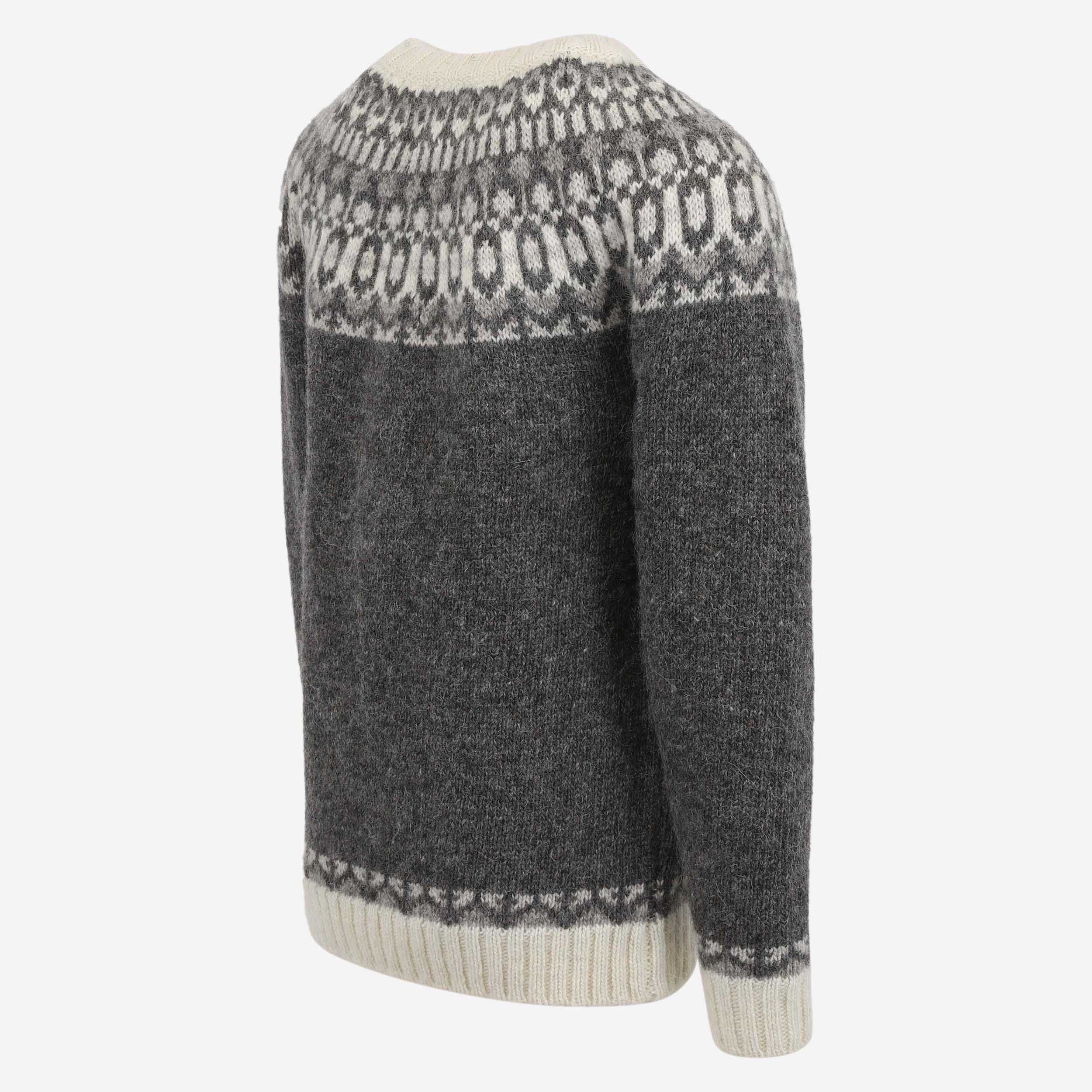 Fróði Icelandic Gemusterter Wollpullover