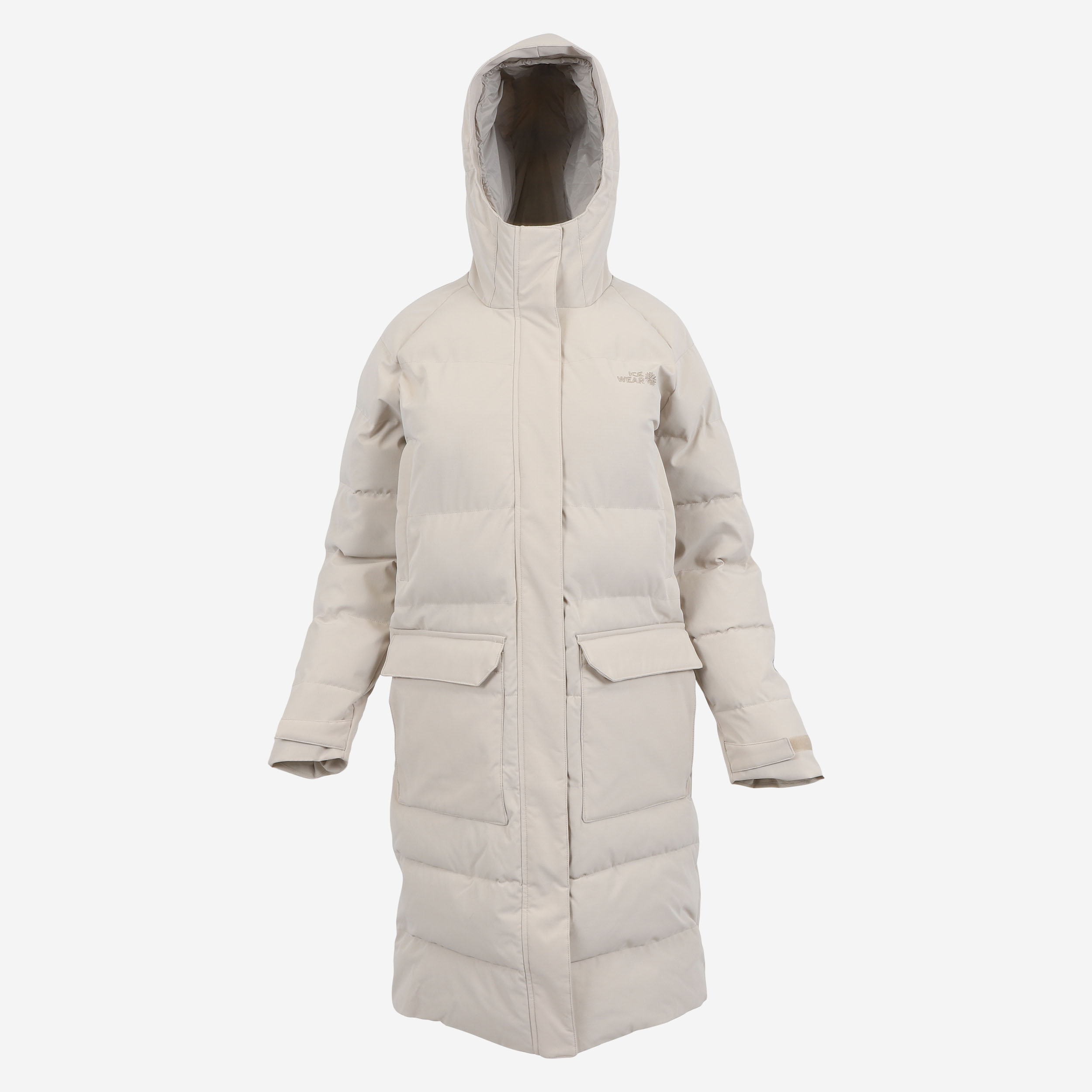 Fönn women´s long parka insulated with Icelandic wool