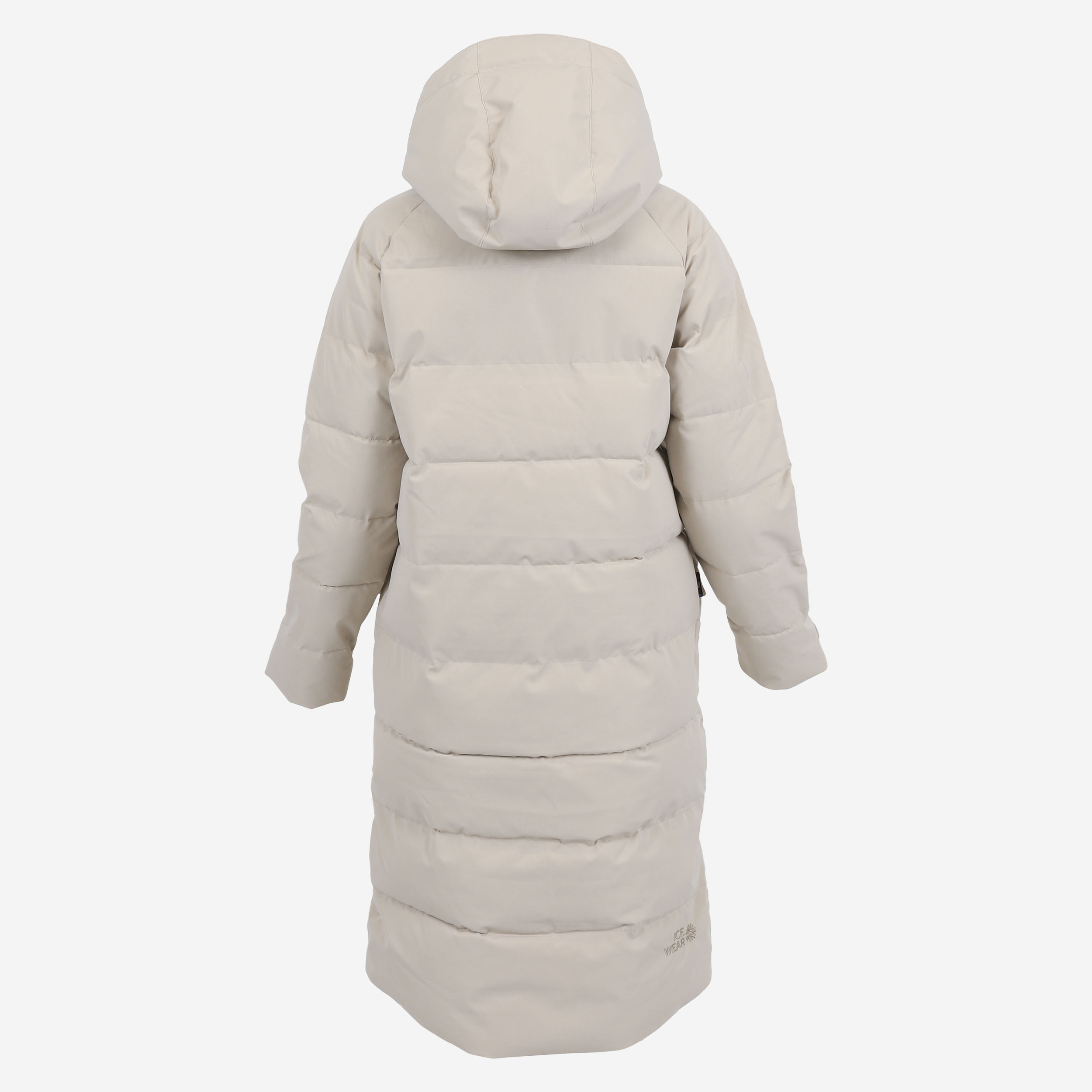Fönn women´s long parka insulated with Icelandic wool