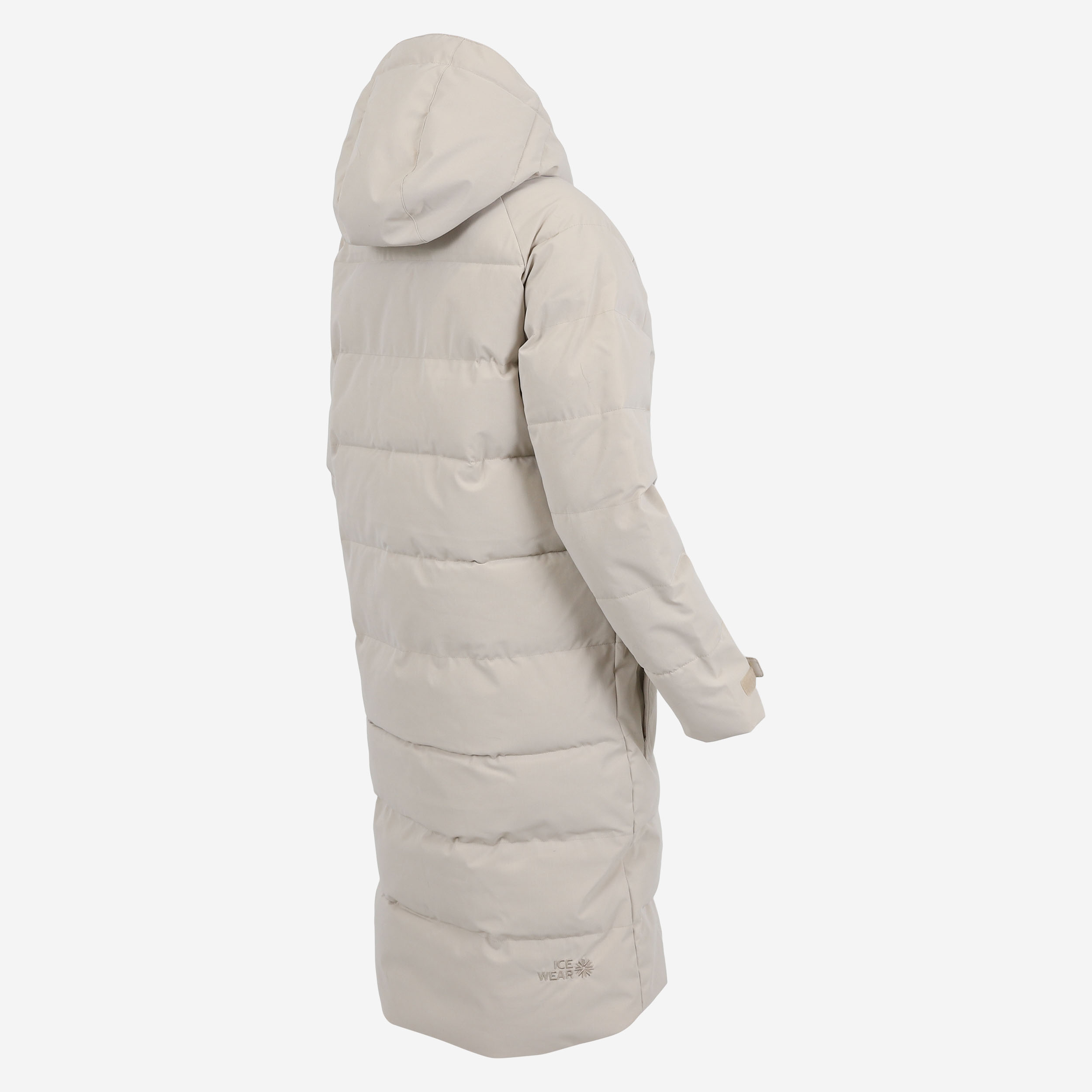 Fönn women´s long parka insulated with Icelandic wool