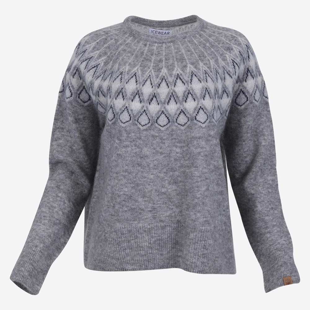 Ásbyrgi mohair wool sweater