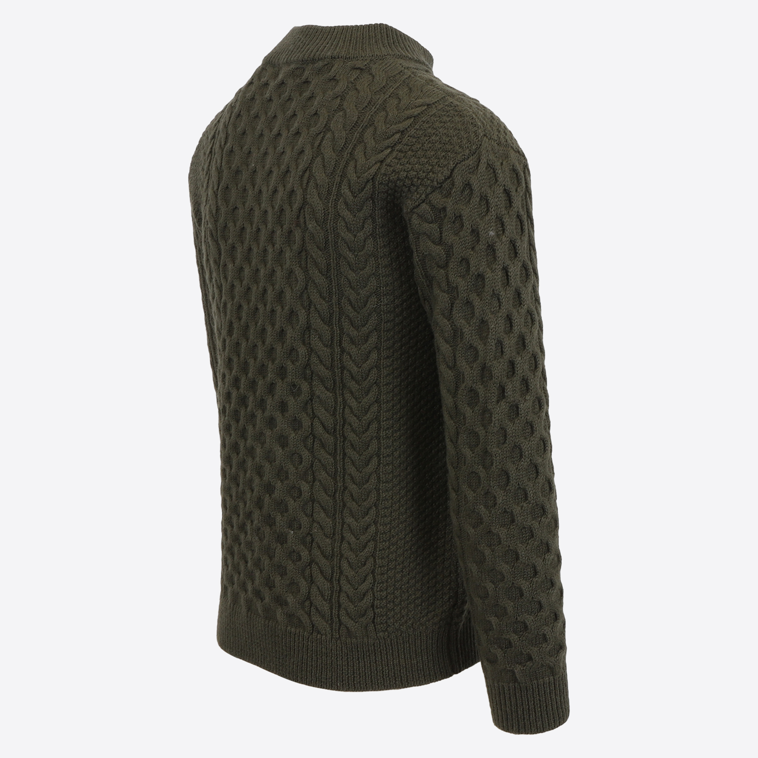 Hallgeir men´s wool cable knit sweater