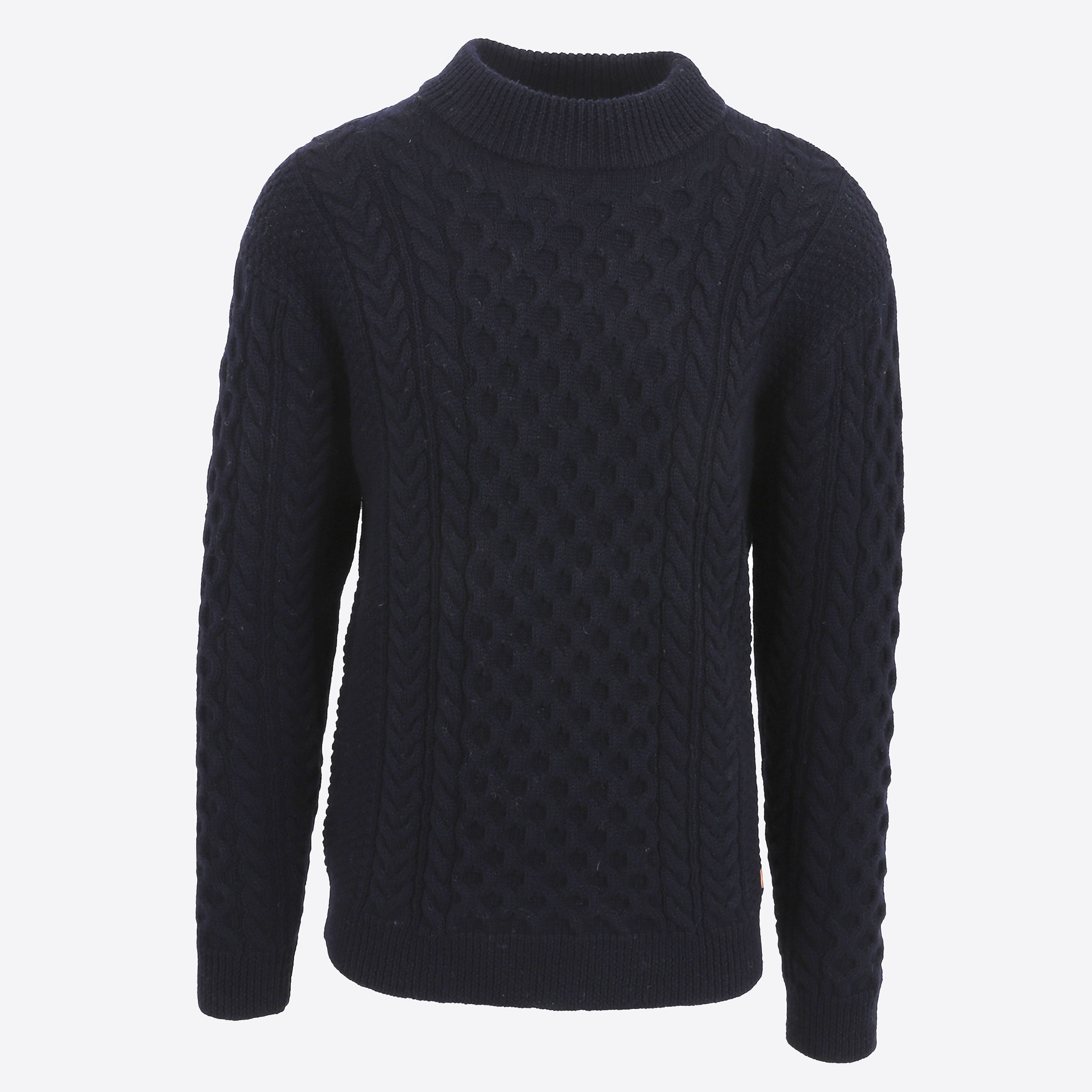 Hallgeir men´s wool cable knit sweater