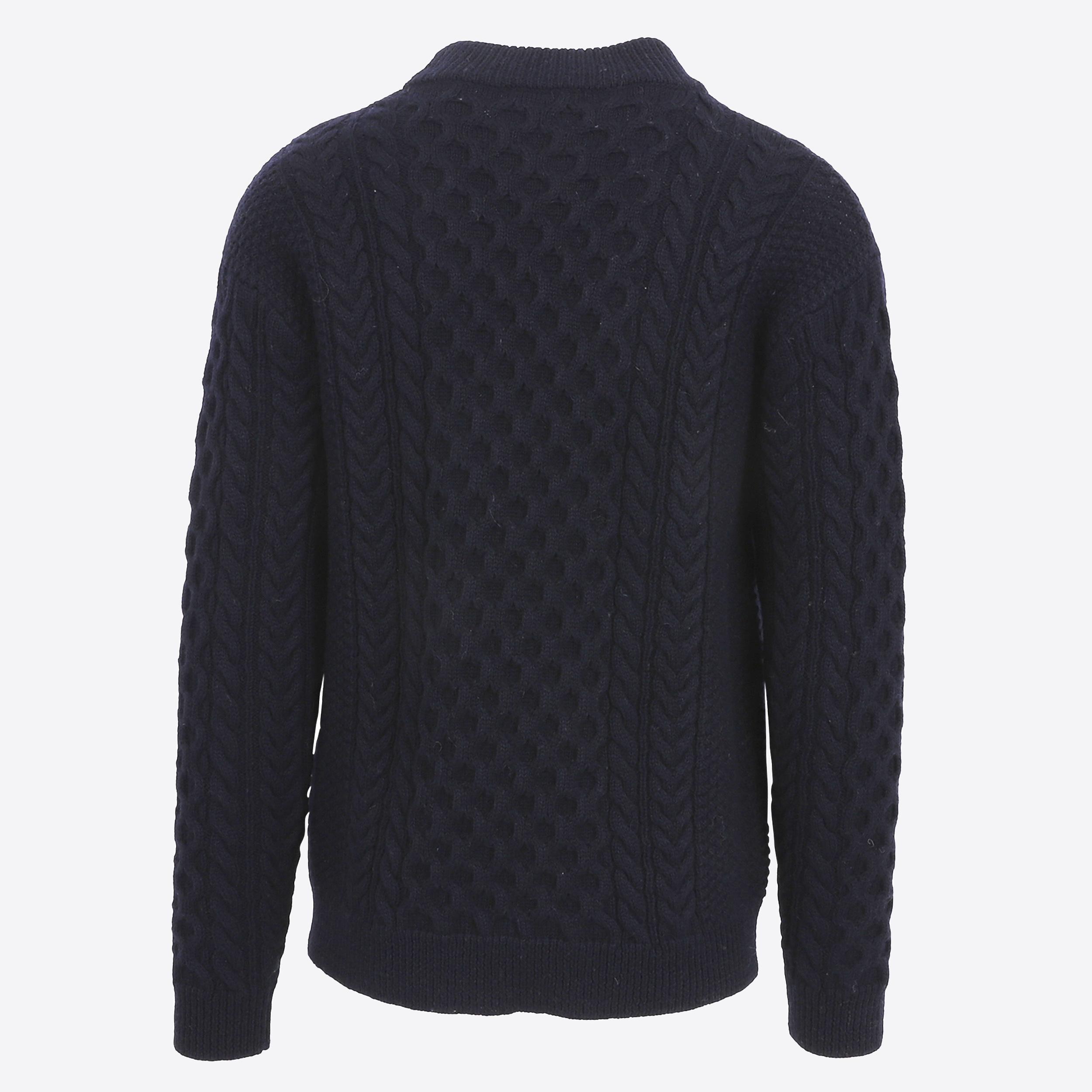 Hallgeir men´s wool cable knit sweater