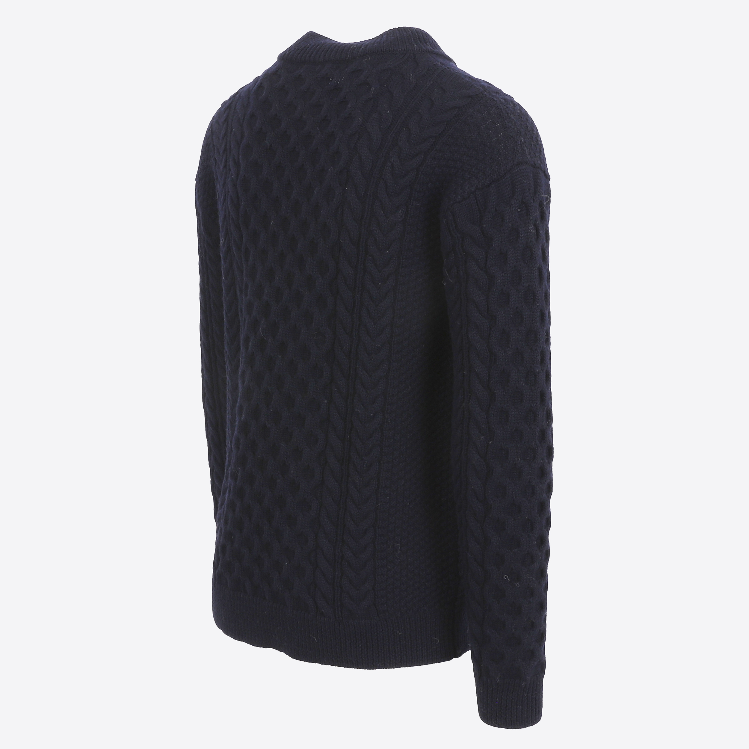 Hallgeir men´s wool cable knit sweater