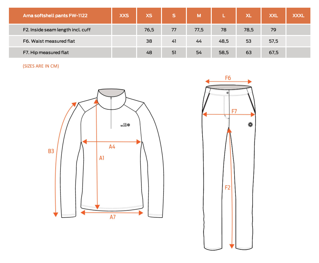 Arna layered softshell pants