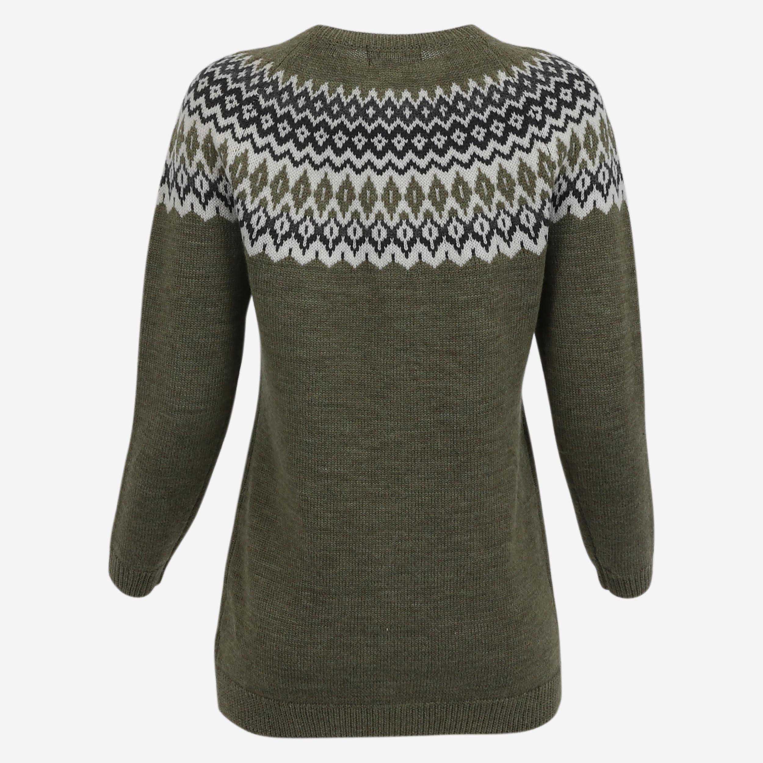 Ásthildur buttoned merino long sweater