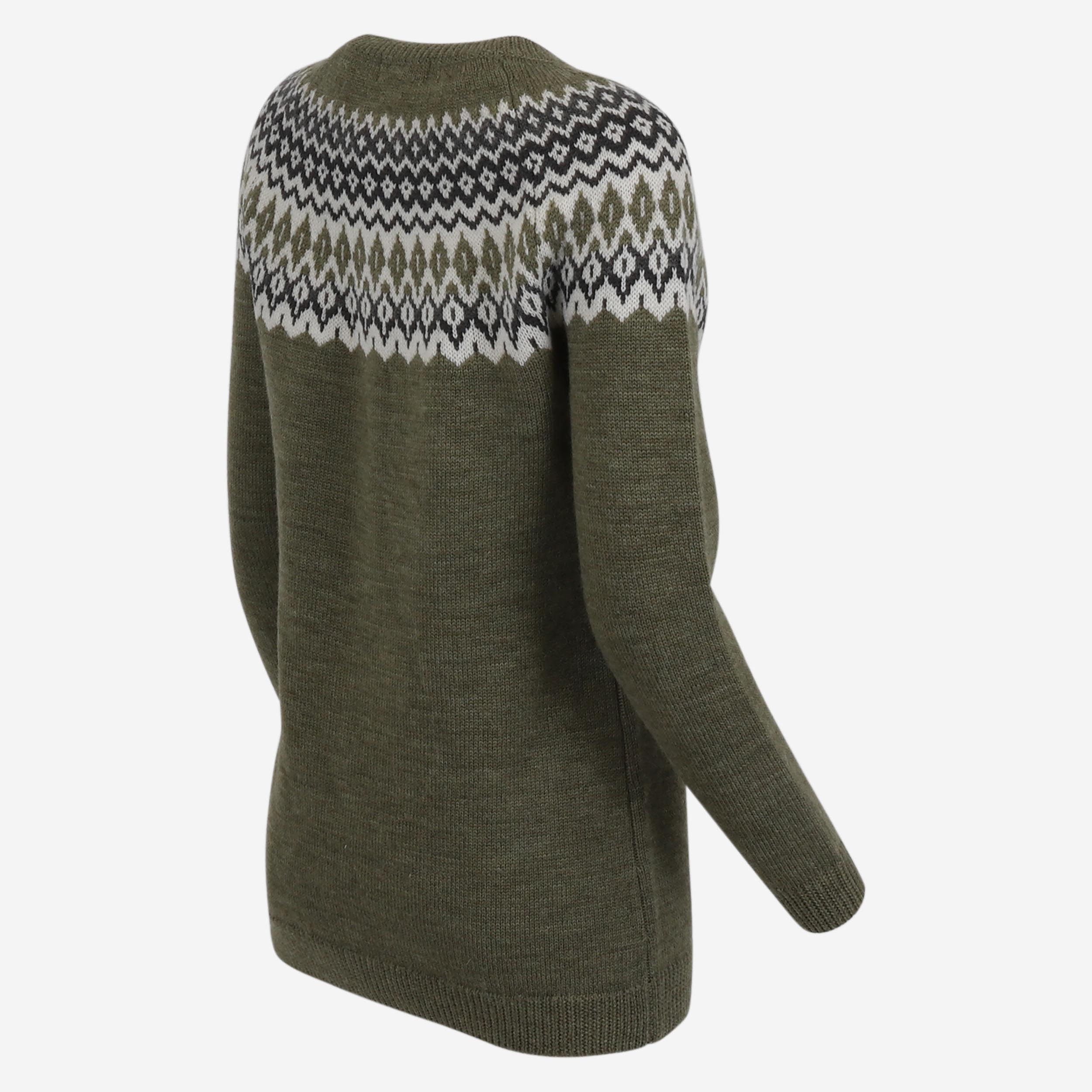Ásthildur buttoned merino long sweater