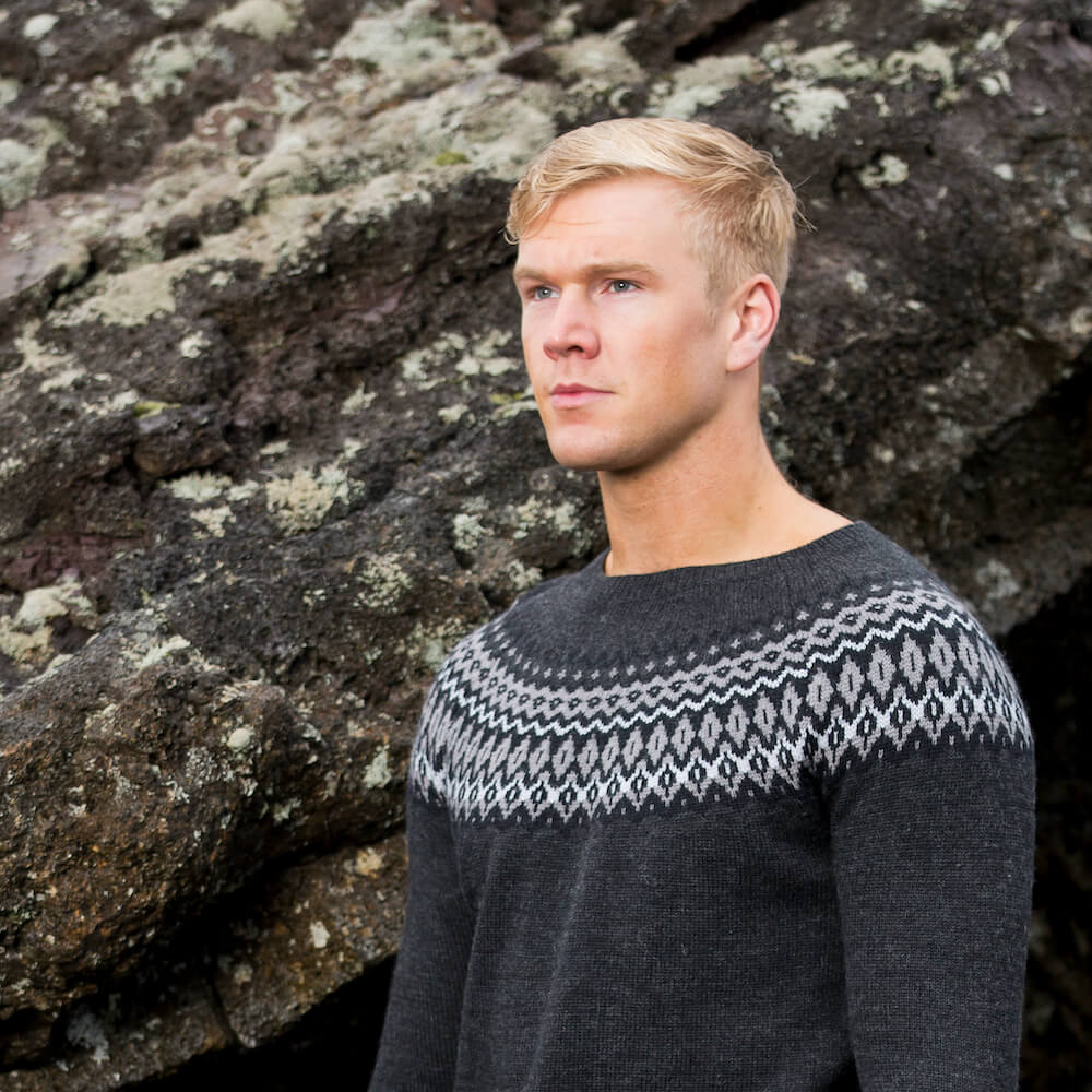 Ástmar Pull nordique en Laine mérinos