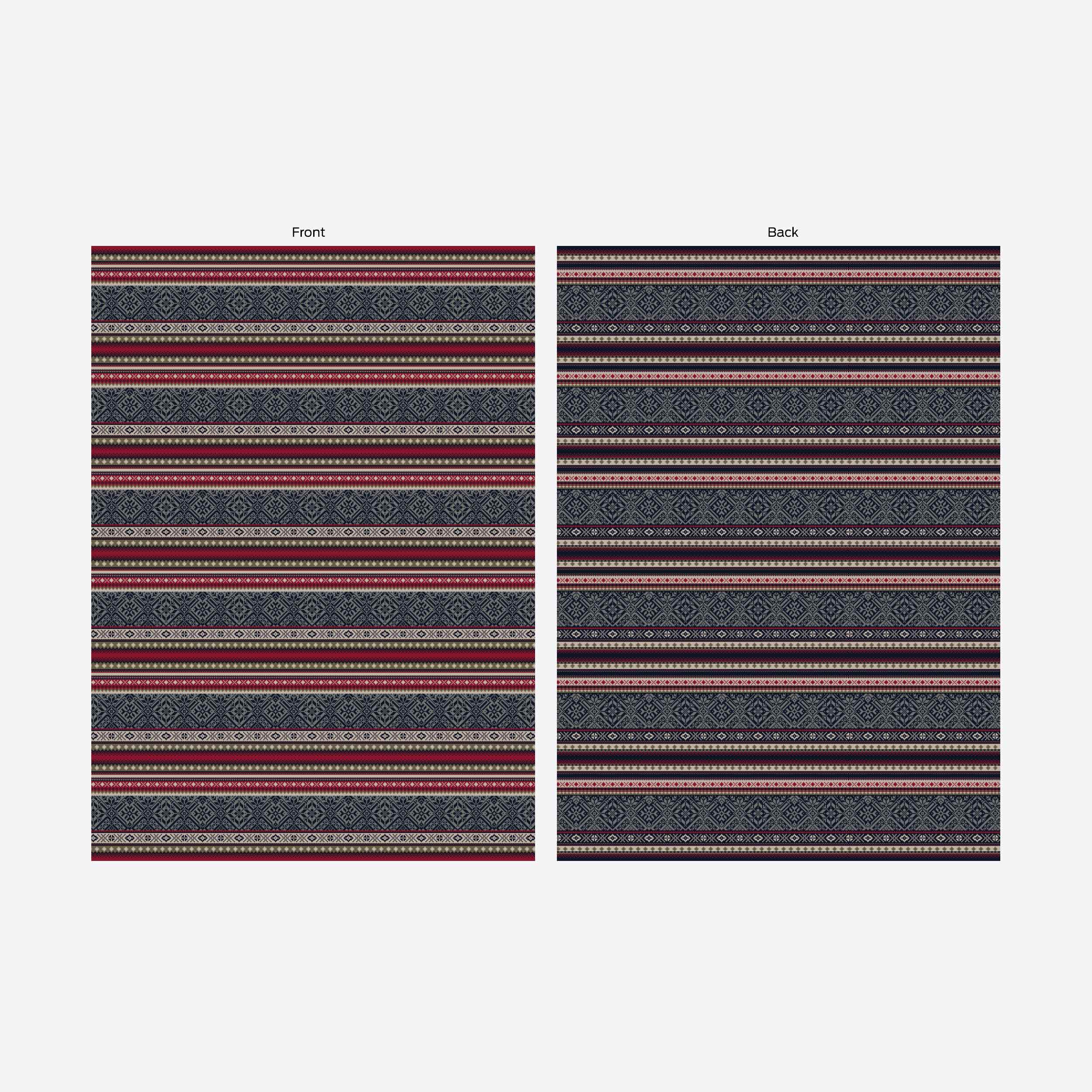 Bergrós Scandinavian design wool blanket 