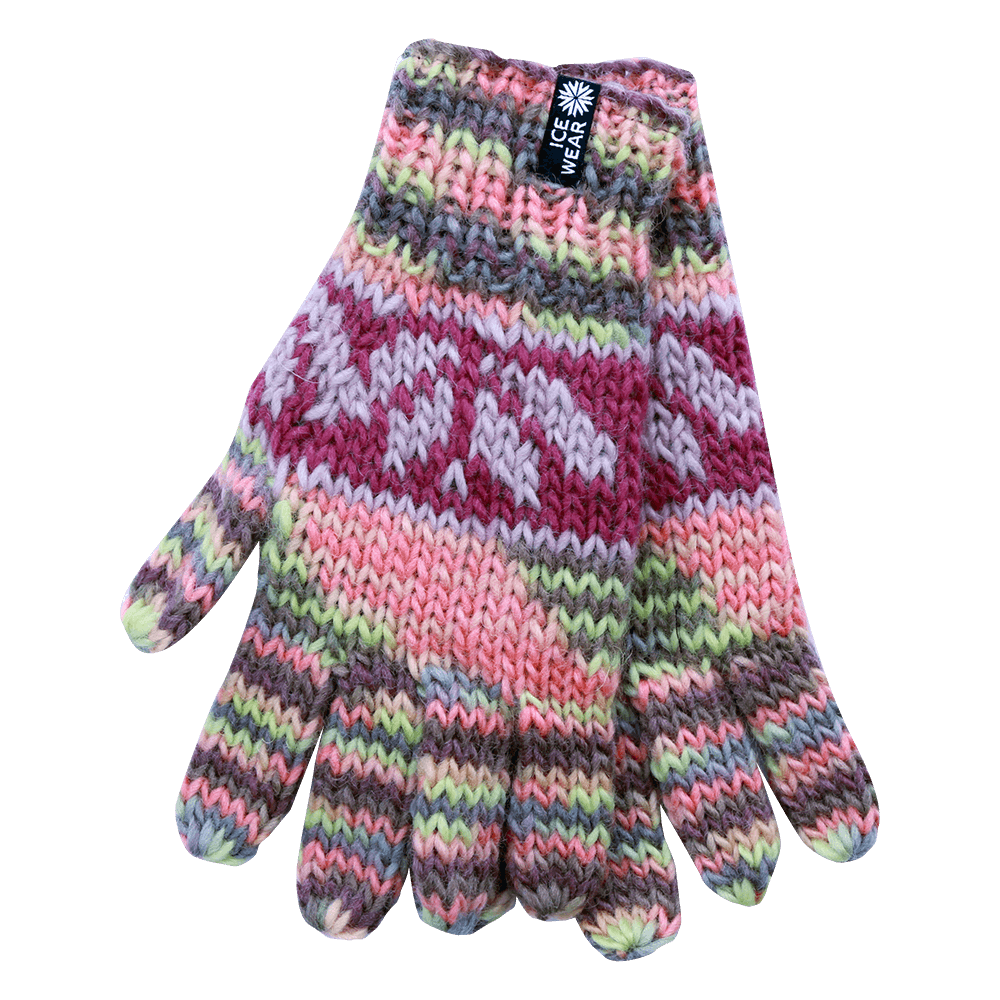 Daley Gants en laine tricotés á la main