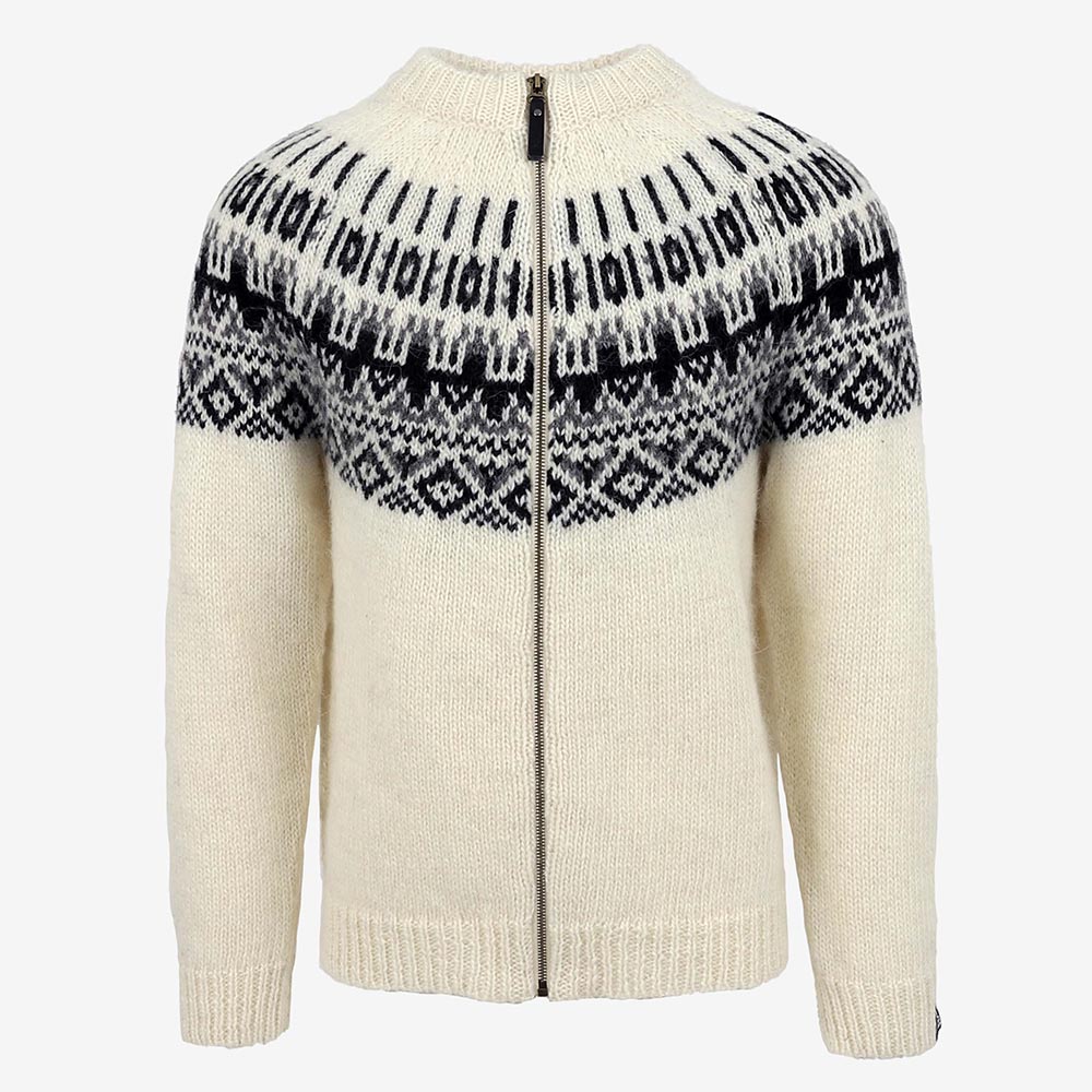 Elis Wool Sweater with full Zip