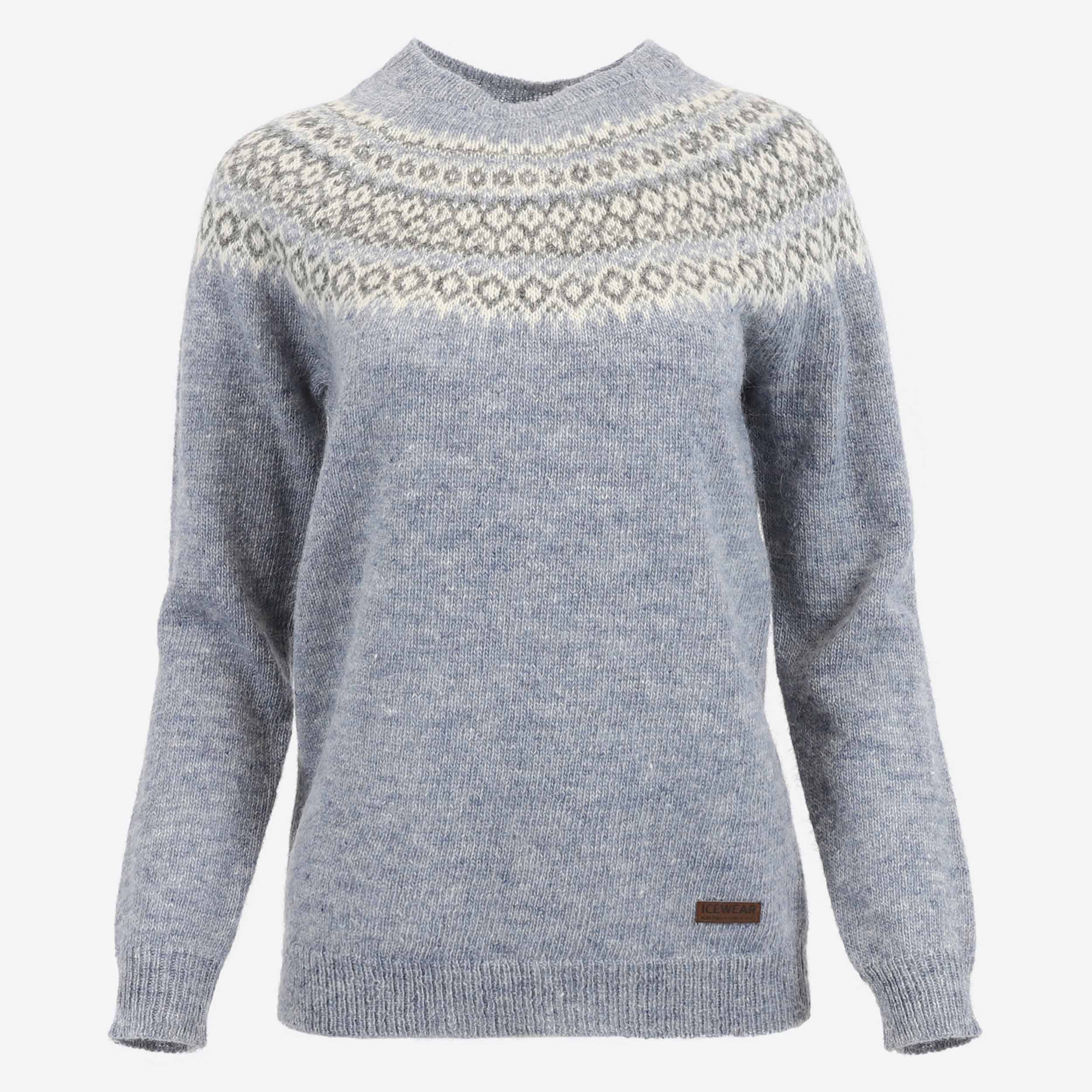 Fagradalsfjall women´s classic Icelandic wool sweater  