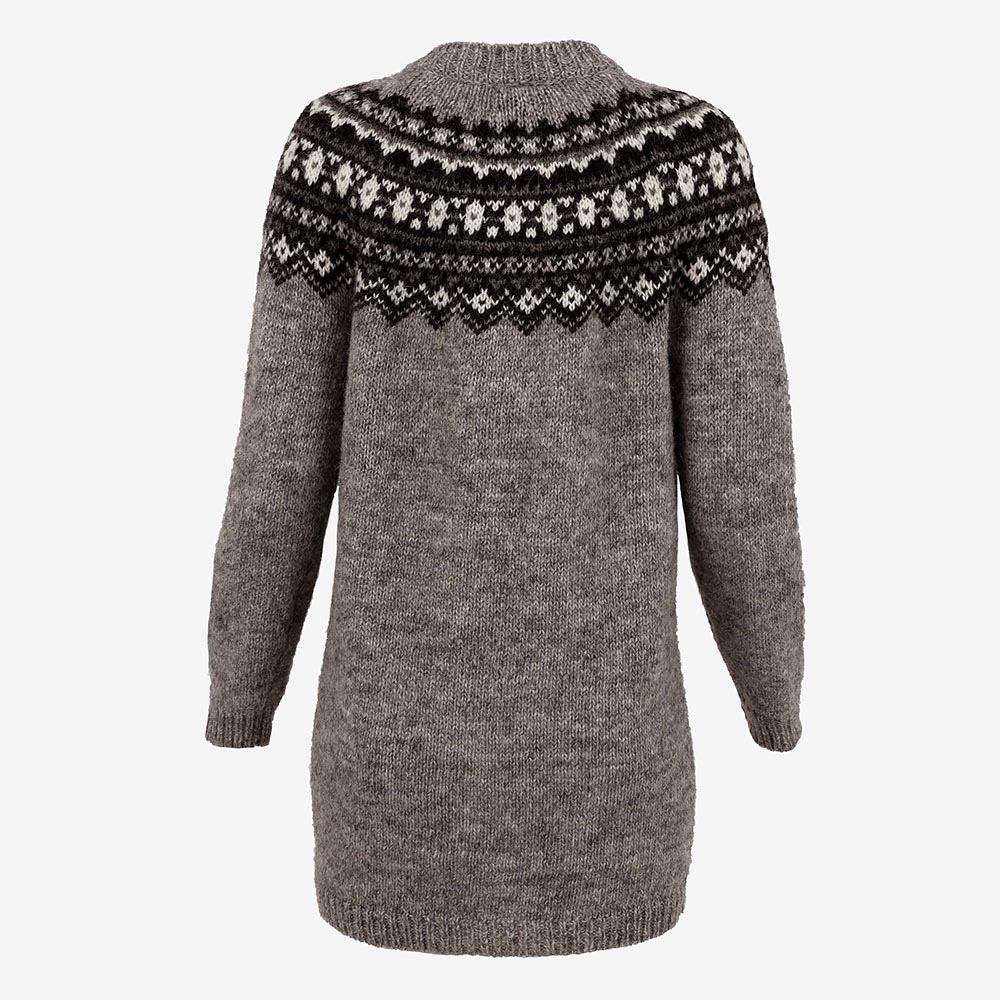 Fróðný long wool cardigan 