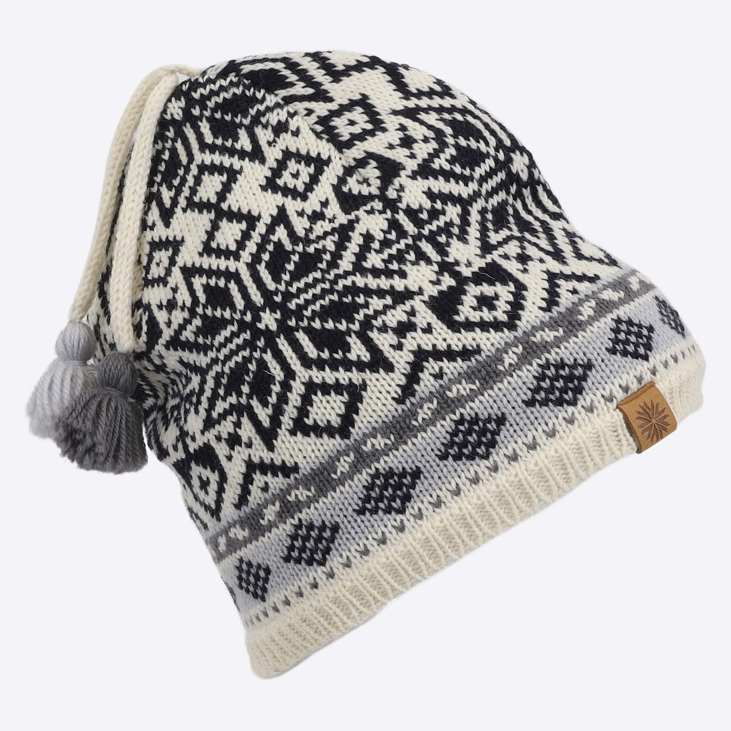 HOLMENKOLLEN ullarhúfa með norsku mynstri