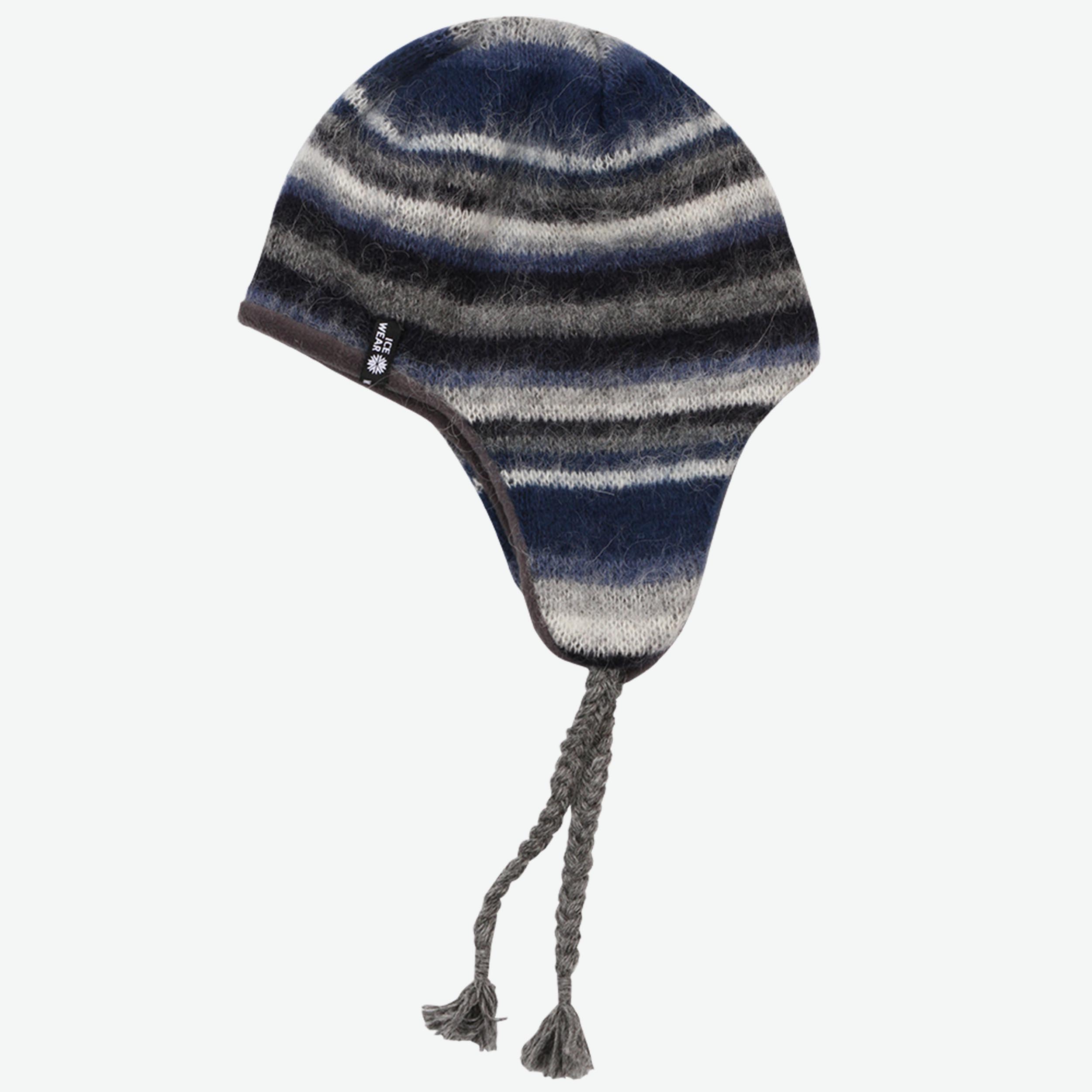 Bonnet avec cache-oreilles en laine Gilsá