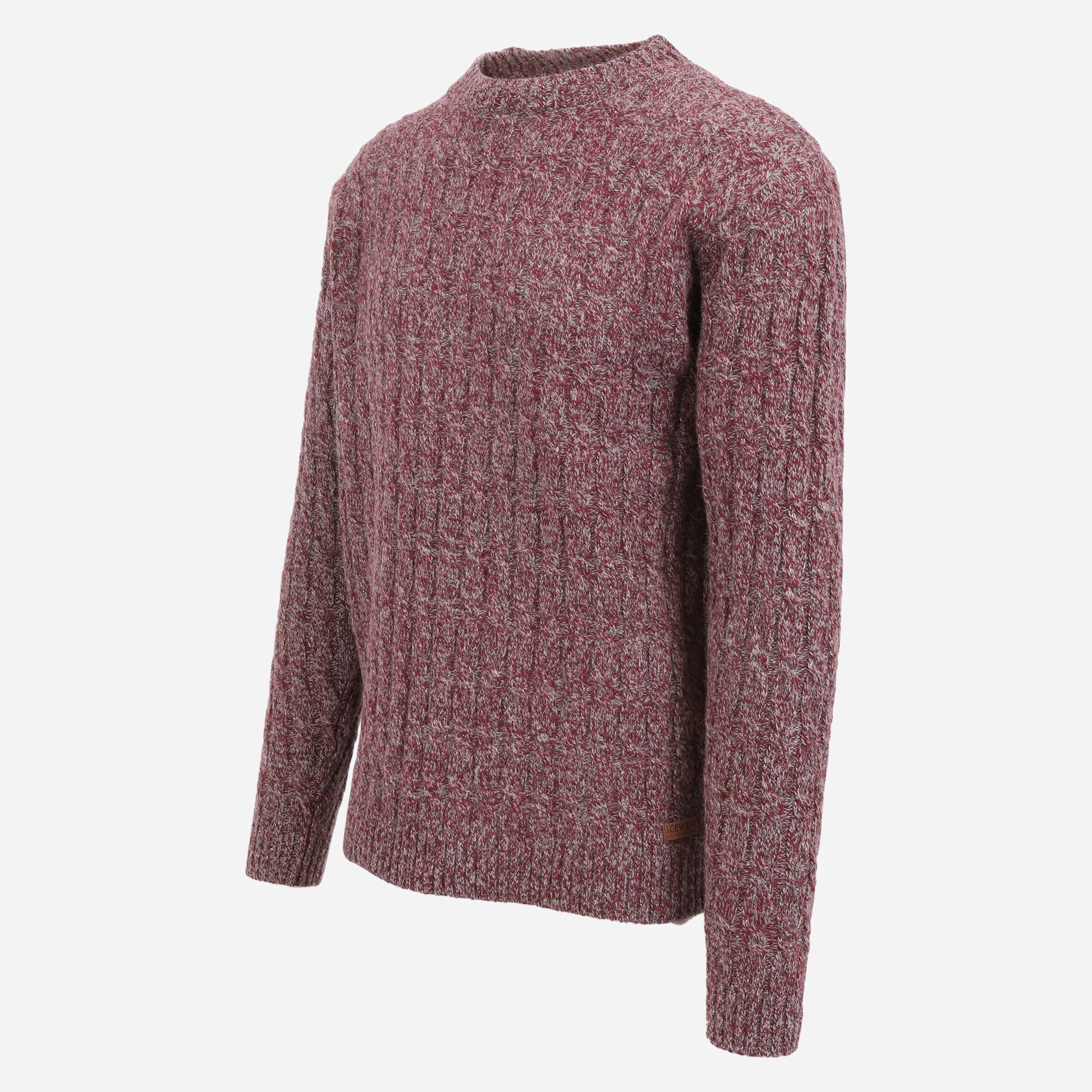 Hraunfjall cable knit wool sweater