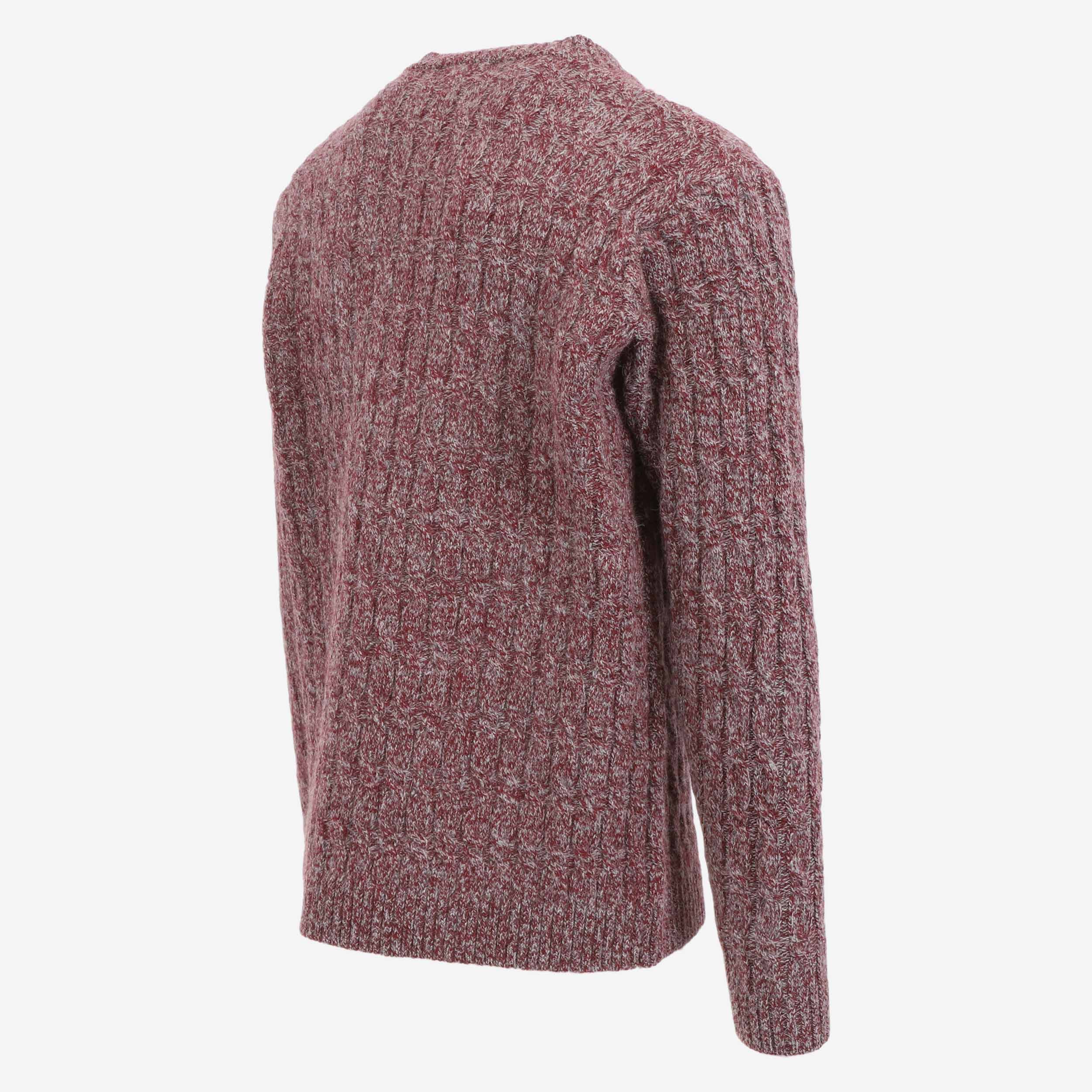 Hraunfjall cable knit wool sweater