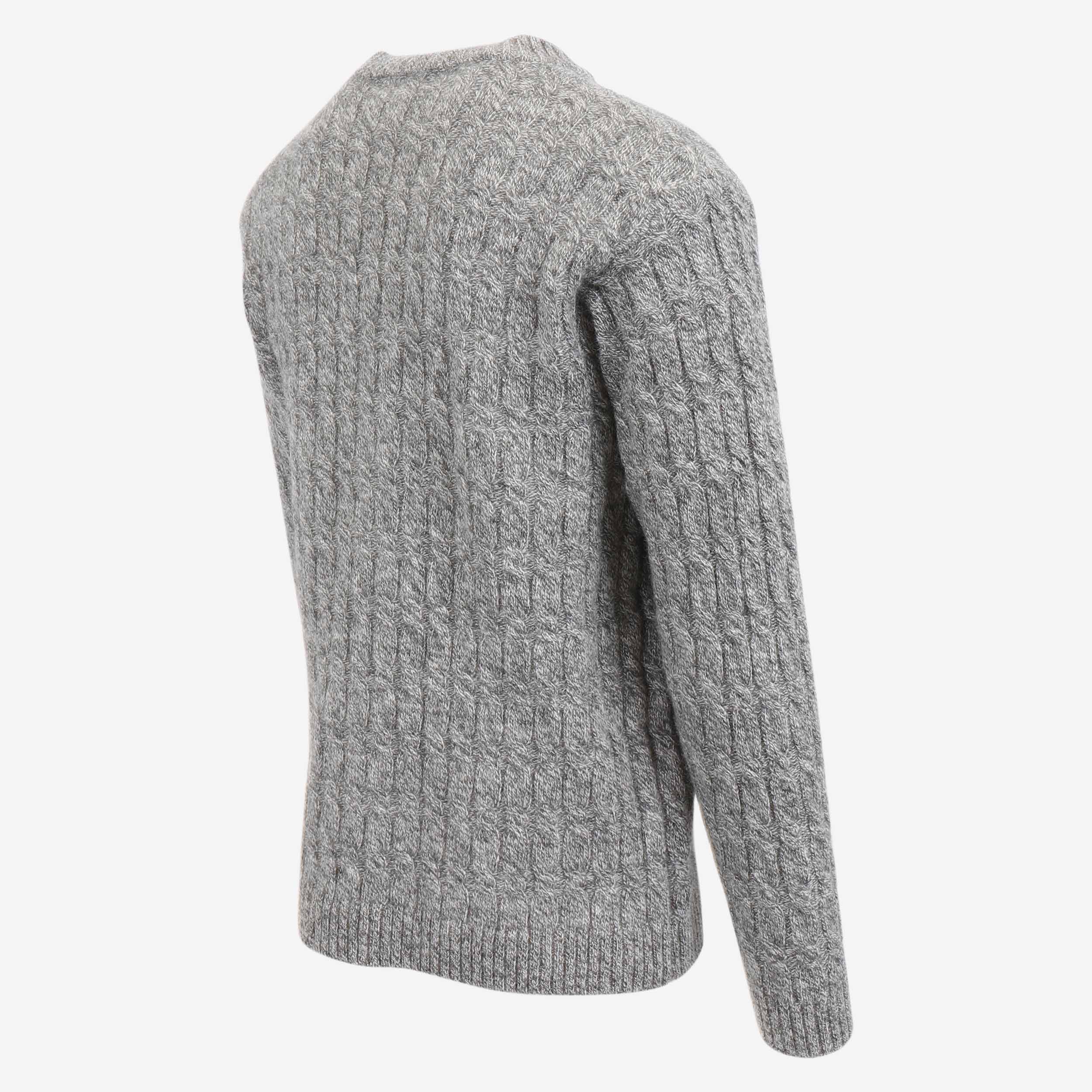 Hraunfjall cable knit wool sweater