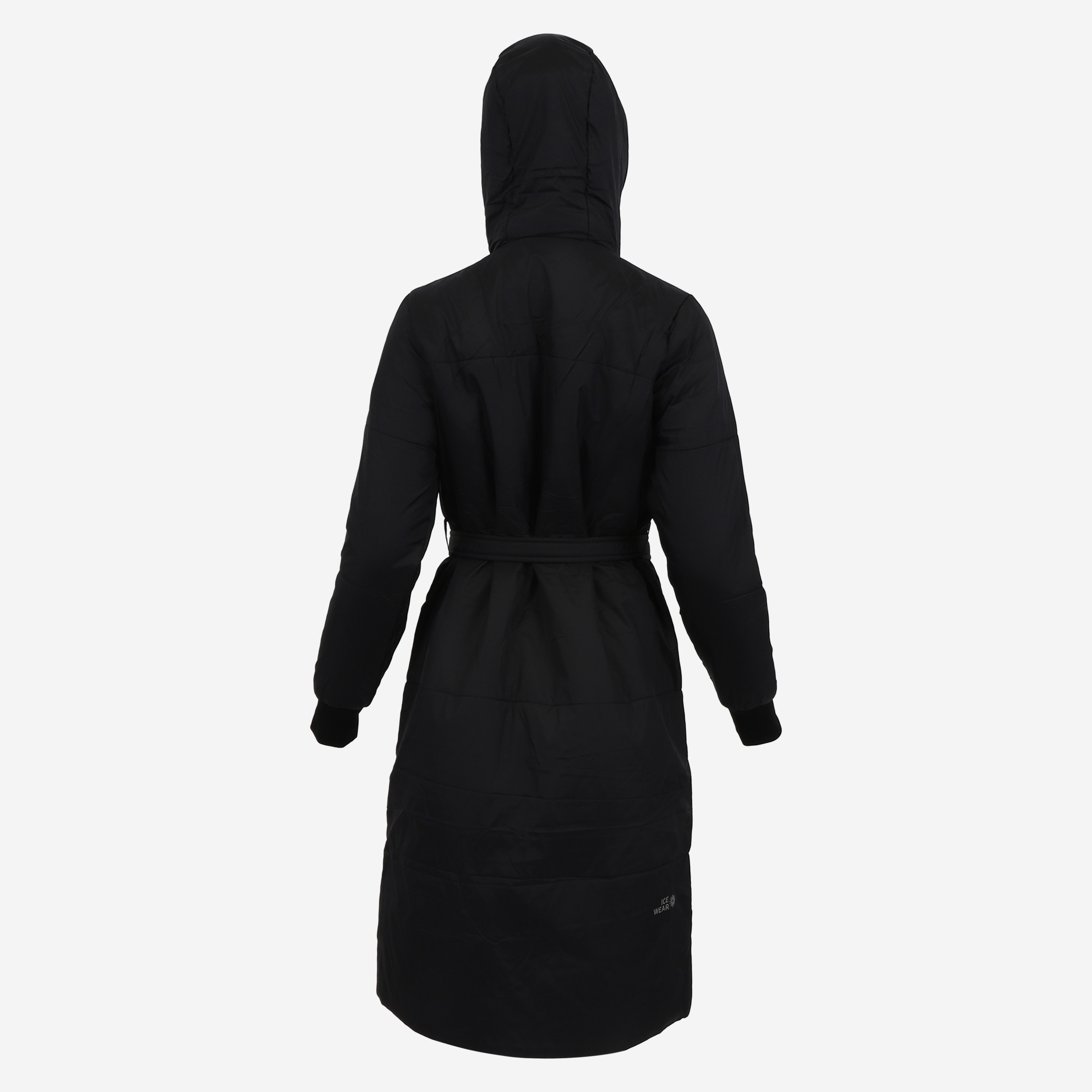 HVALEYRARHRAUN hooded wool insulated coat