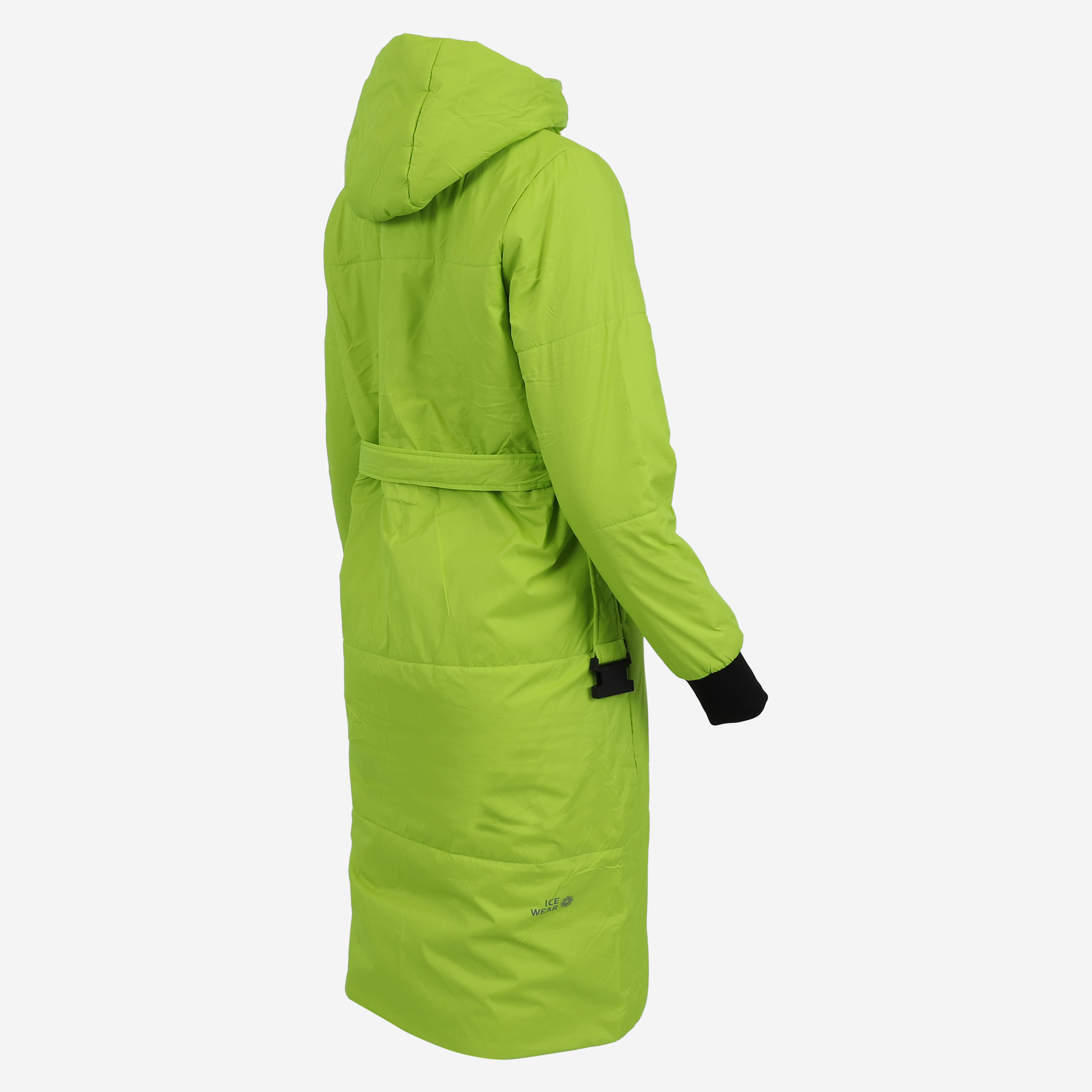 HVALEYRARHRAUN hooded wool insulated coat