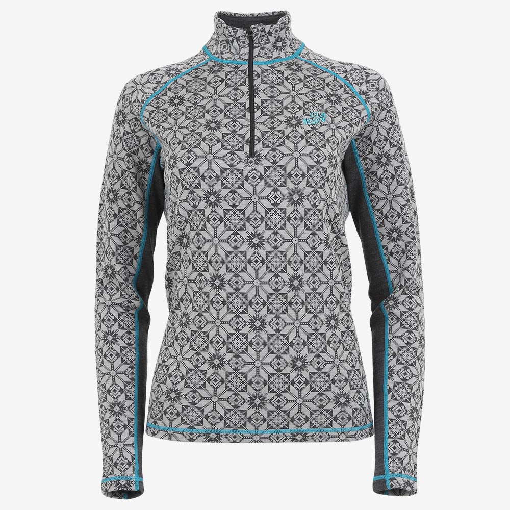 Hvitanes thermisches Damen-Wollshirt