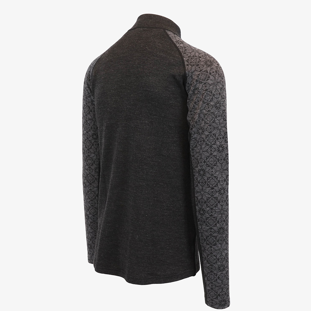 HVÍTANES 男士美利诺羊毛混纺长袖衫