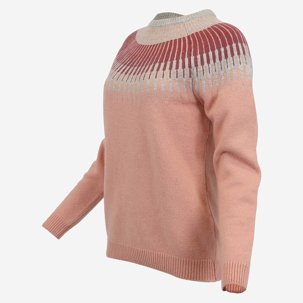 Minna wool sweater with Nordic design