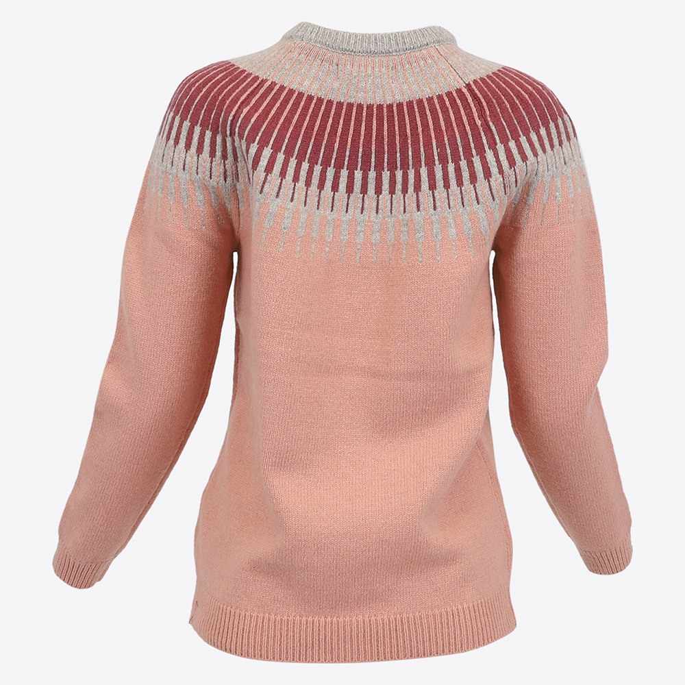Minna wool sweater with Nordic design