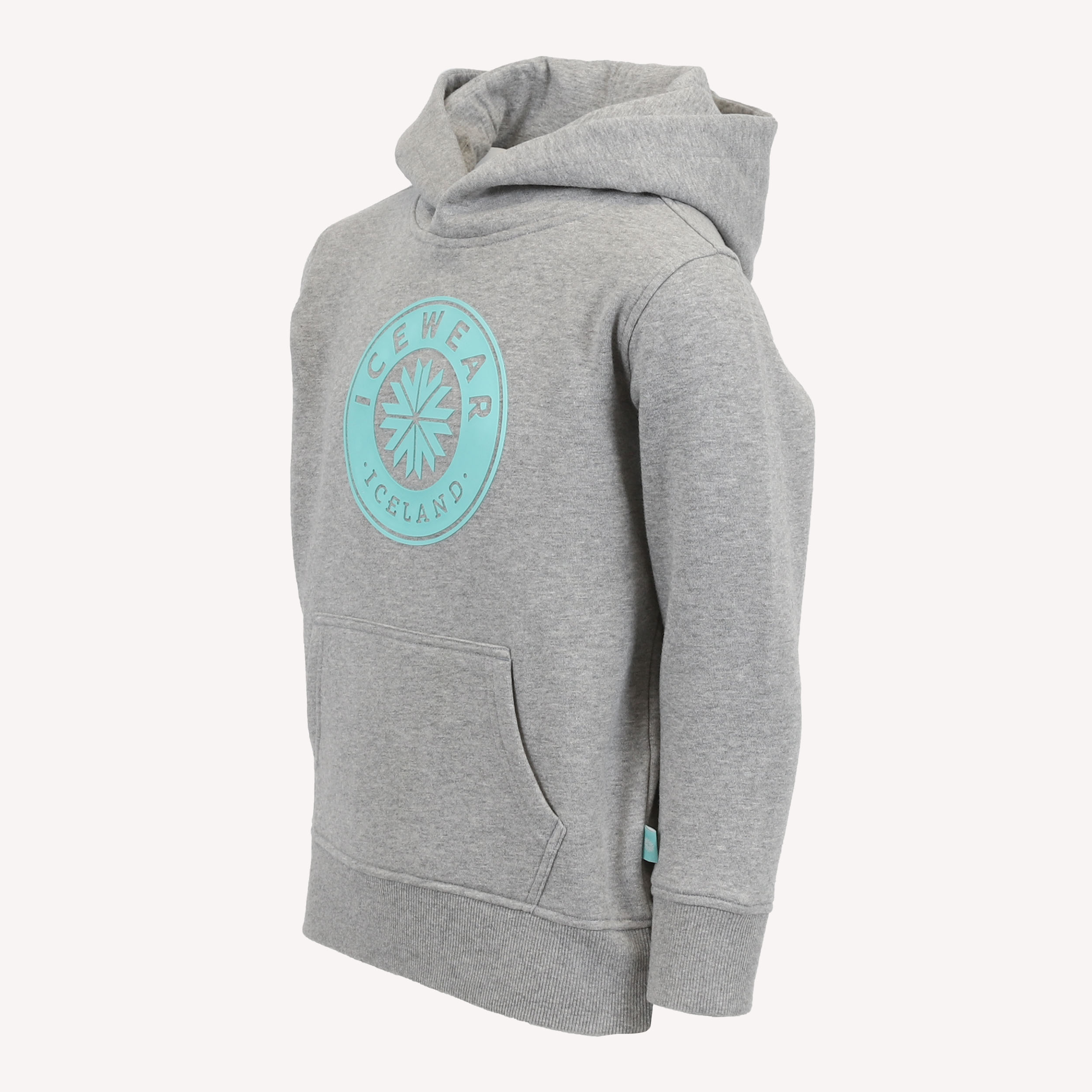 Logn barna-hettupeysa