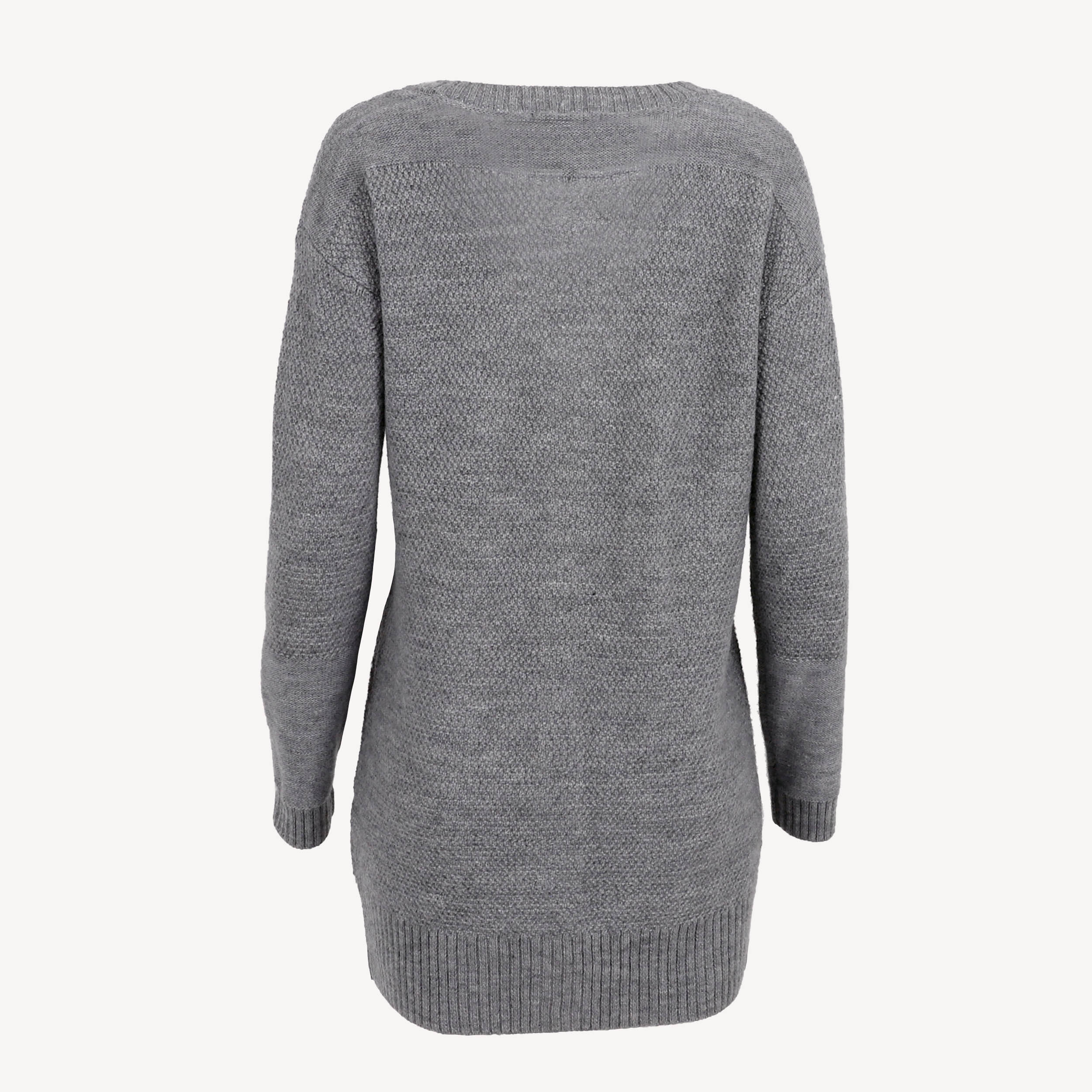 MÆJA síð ullarpeysa