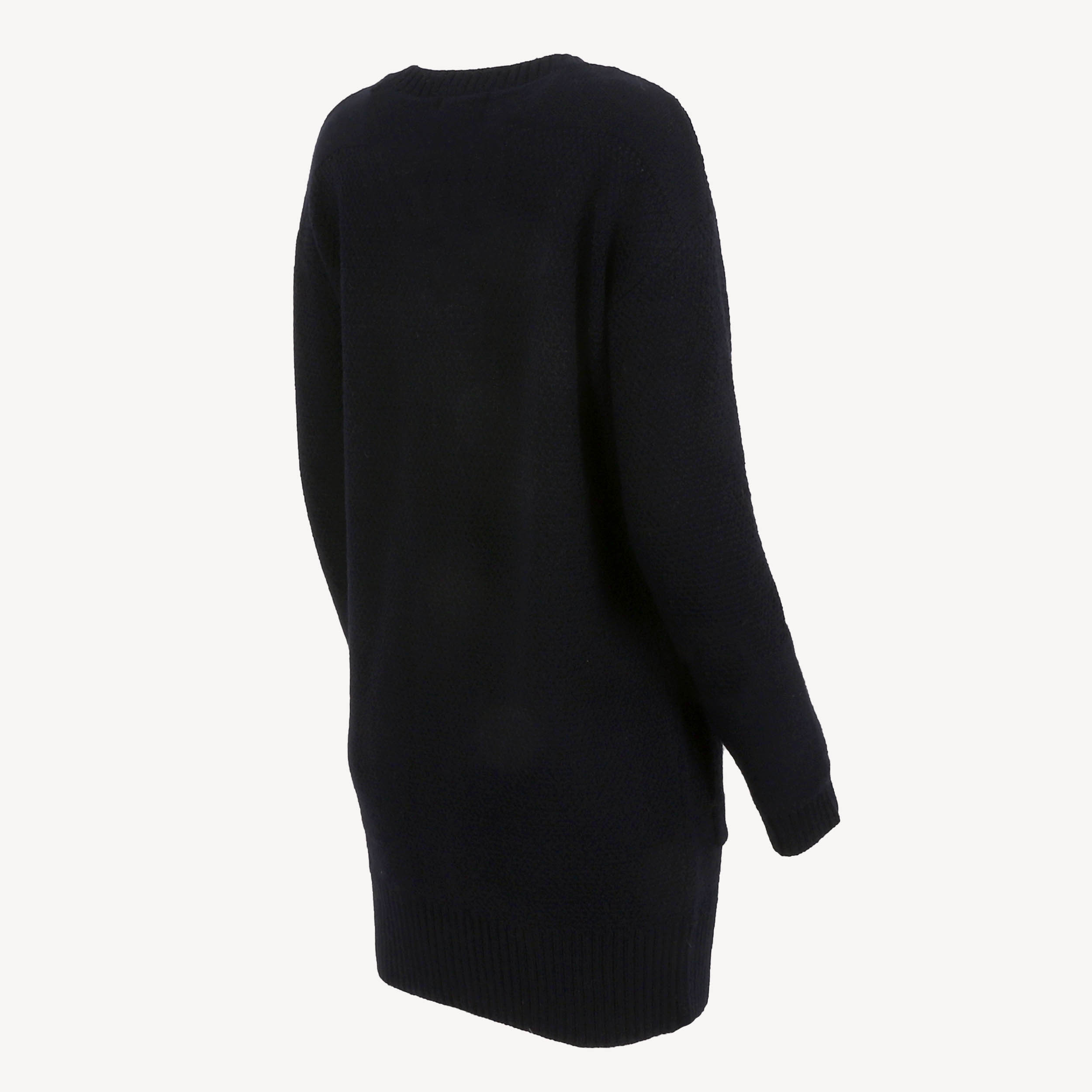 Mæja lange Wollstrickjacke