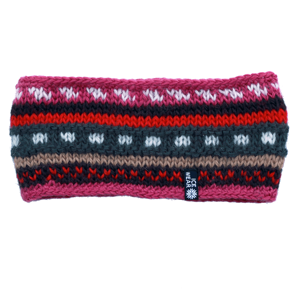 MAGNEY HANDGESTRICKTES WOLLSTIRNBAND