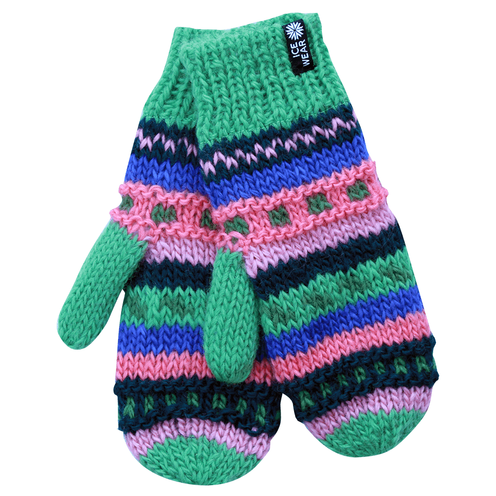 MAGNEY HANDGESTRICKTE WOLLFÄUSTLINGE