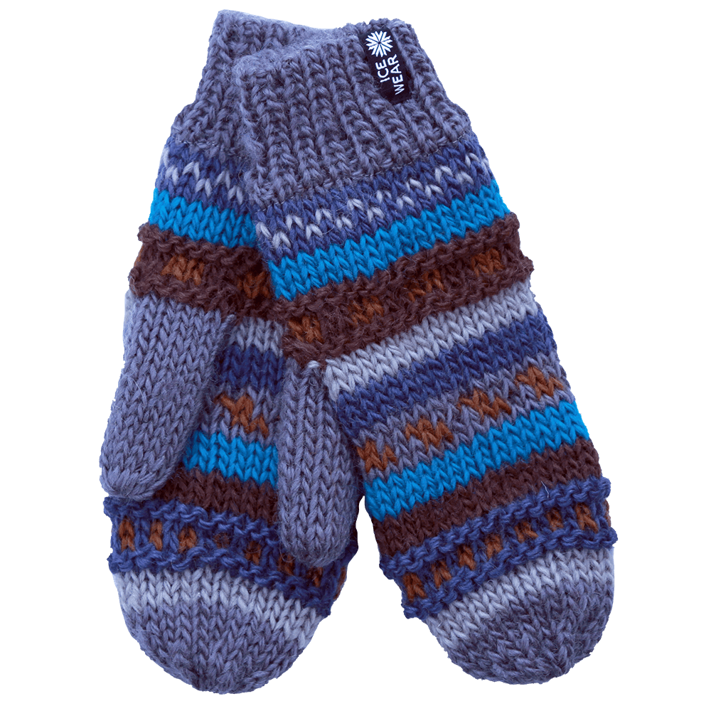 MAGNEY handprjónaðir ullarvettlingar 