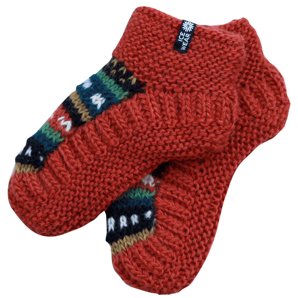 Magney Chaussettes en laine tricotées main