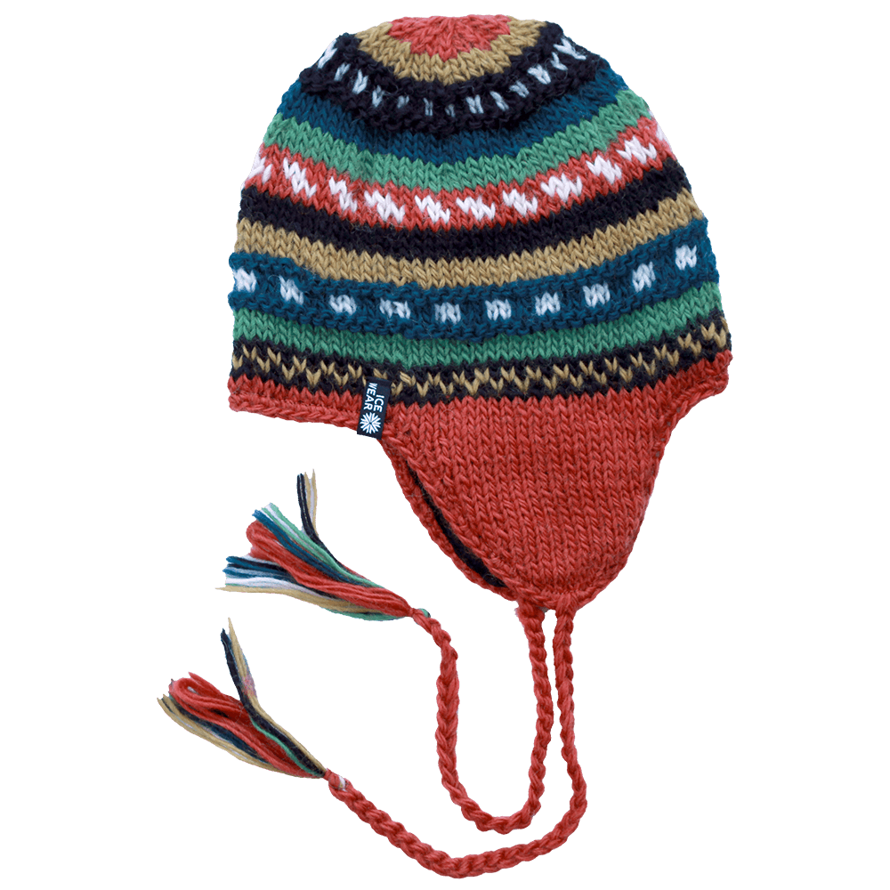 MAGNEY Hand knitted wool helmet