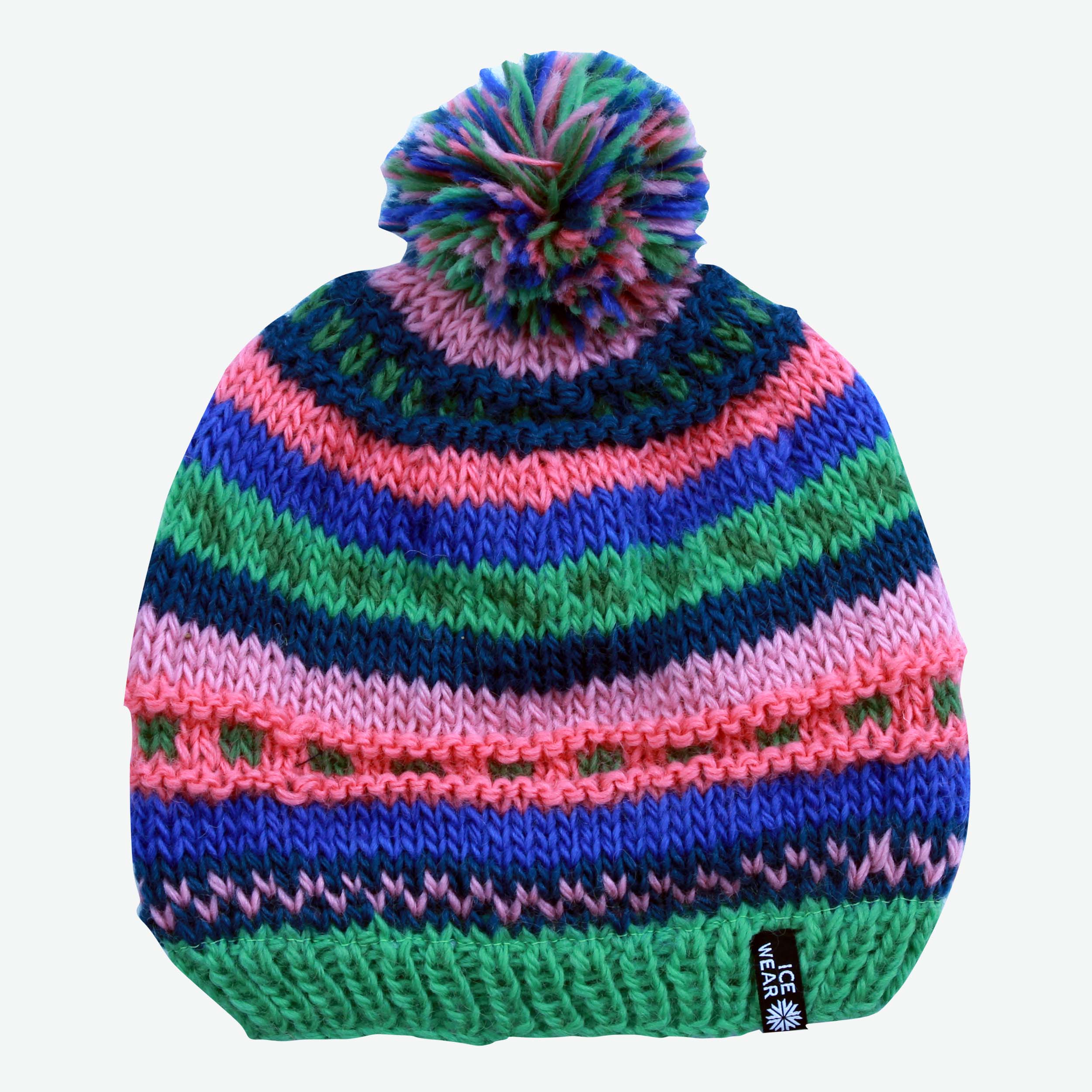 MAGNEY handprjónuð ullarhúfa