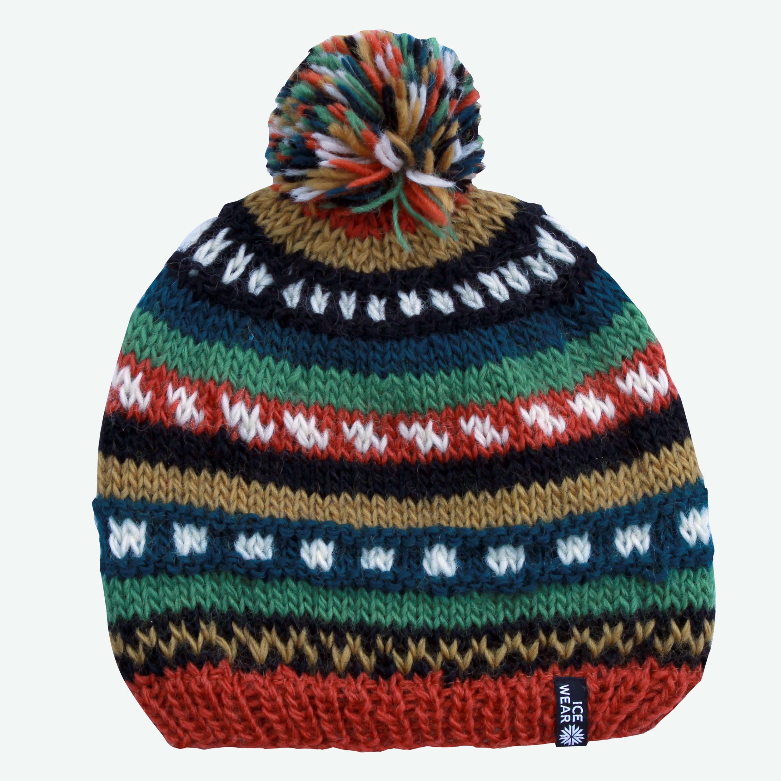 Magney Bonnet en laine tricoté main