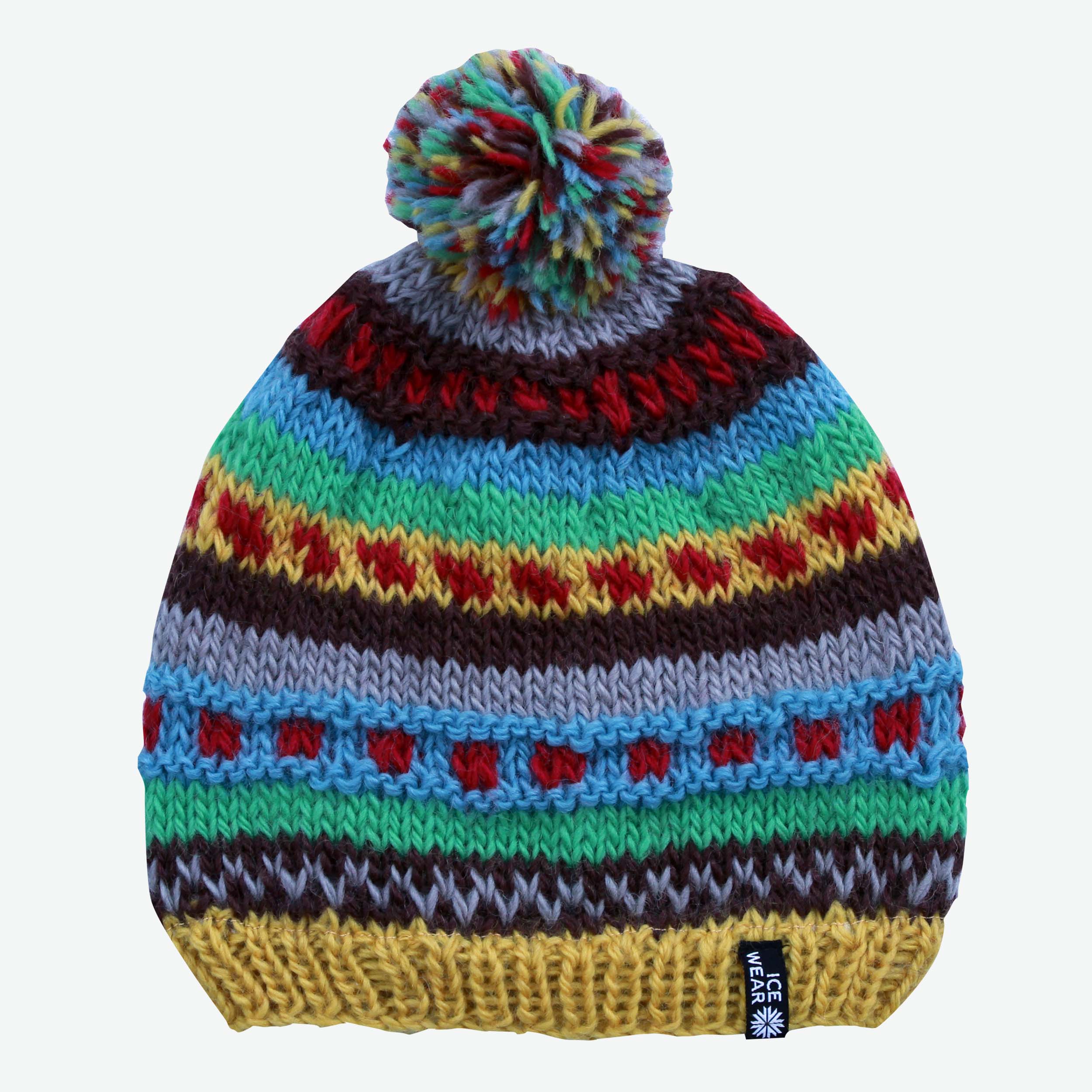 MAGNEY HANDGESTRICKTE WOLLMÜTZE