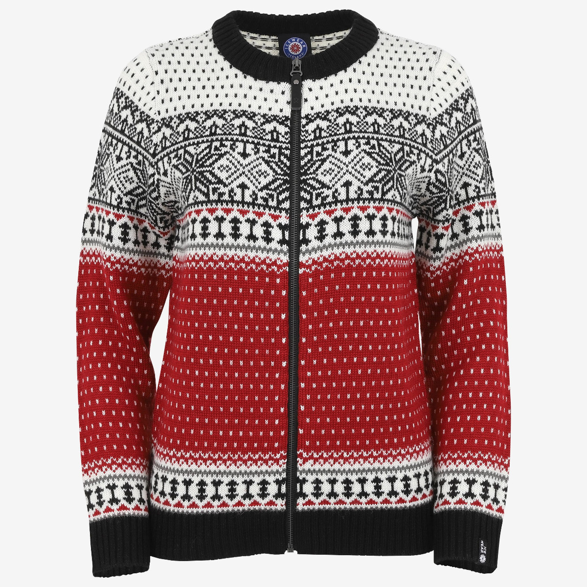 Martha 挪威风格羊毛混纺开衫