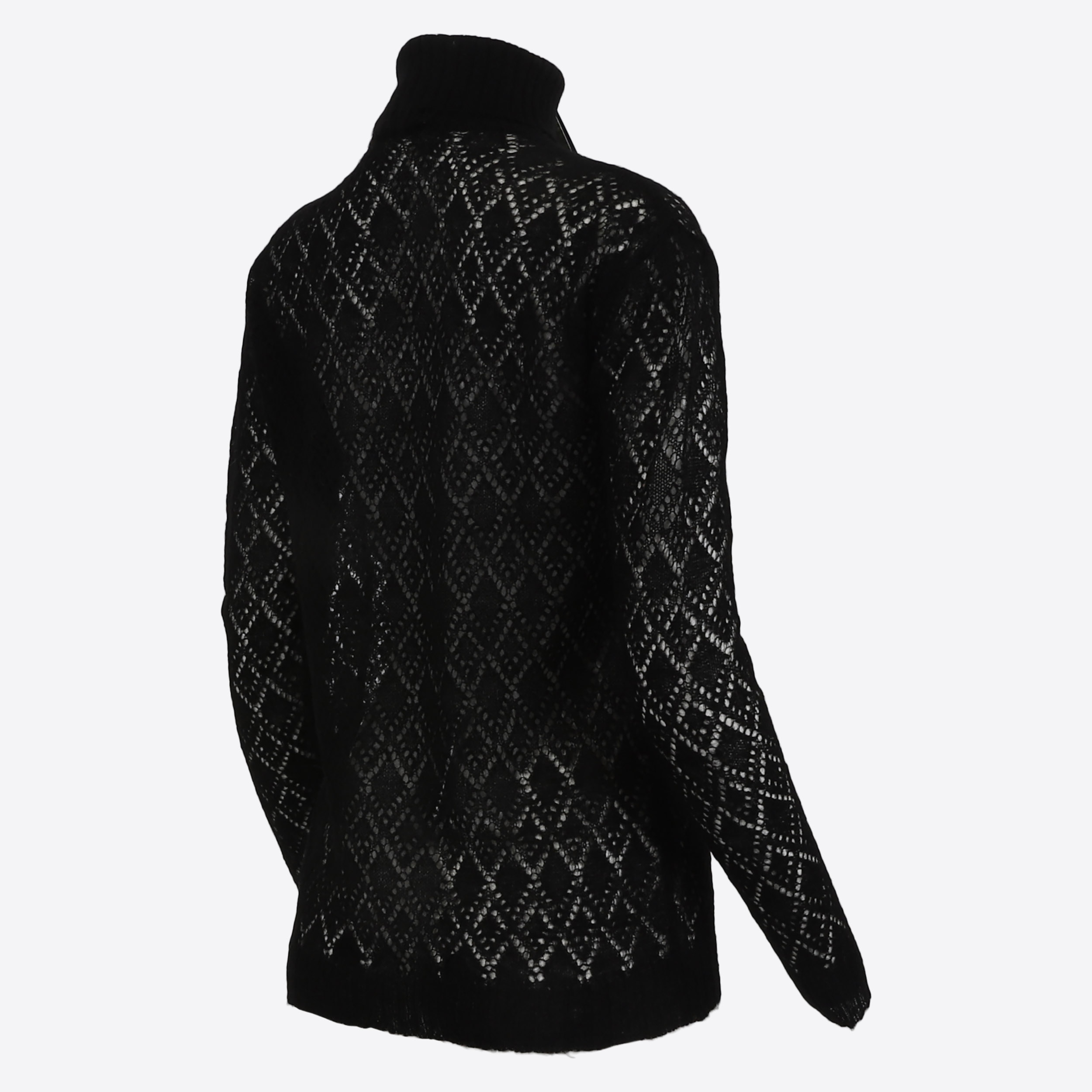 Móar knitted lace turtleneck sweater