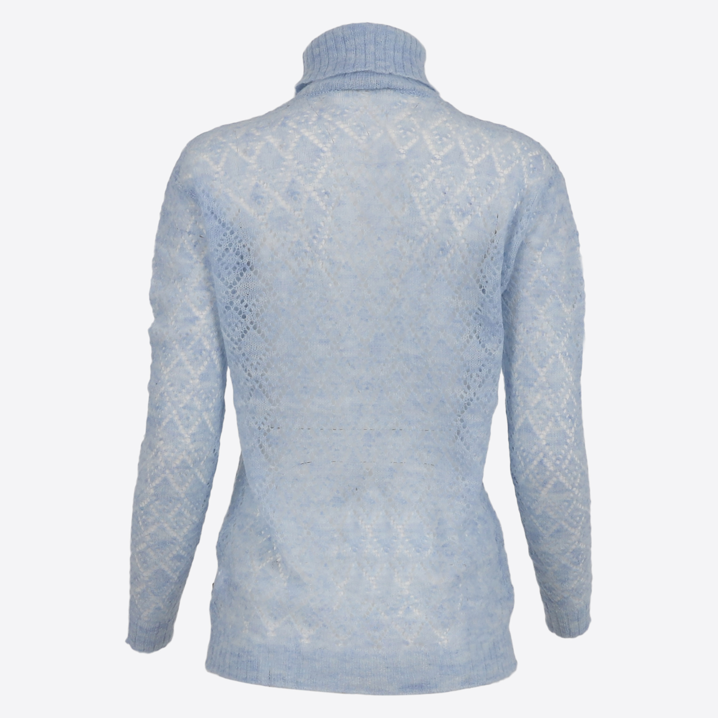Móar knitted lace turtleneck sweater
