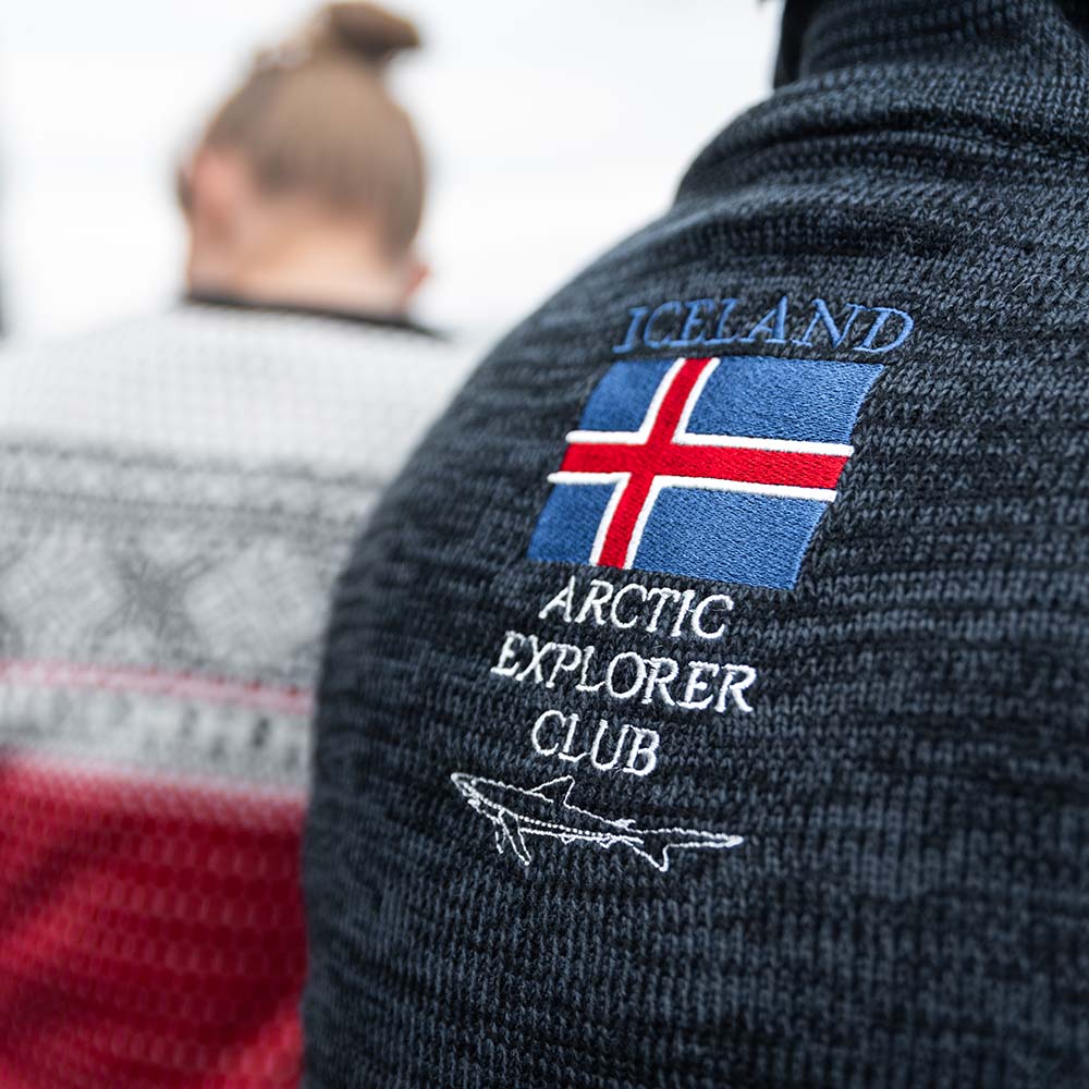 Thor Pull avec le drapeau islandais