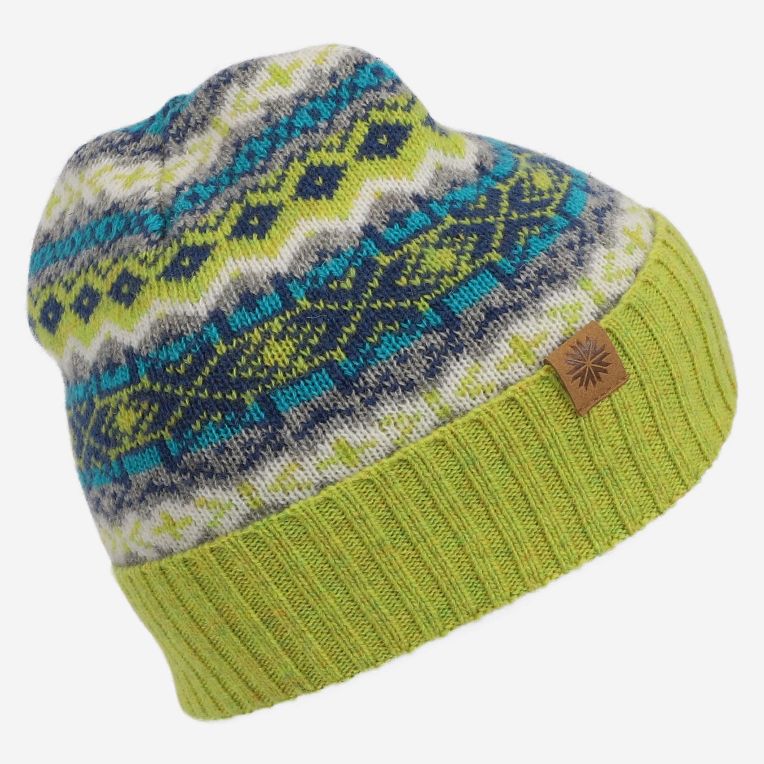 Skrúður mütze aus Wollgemisch