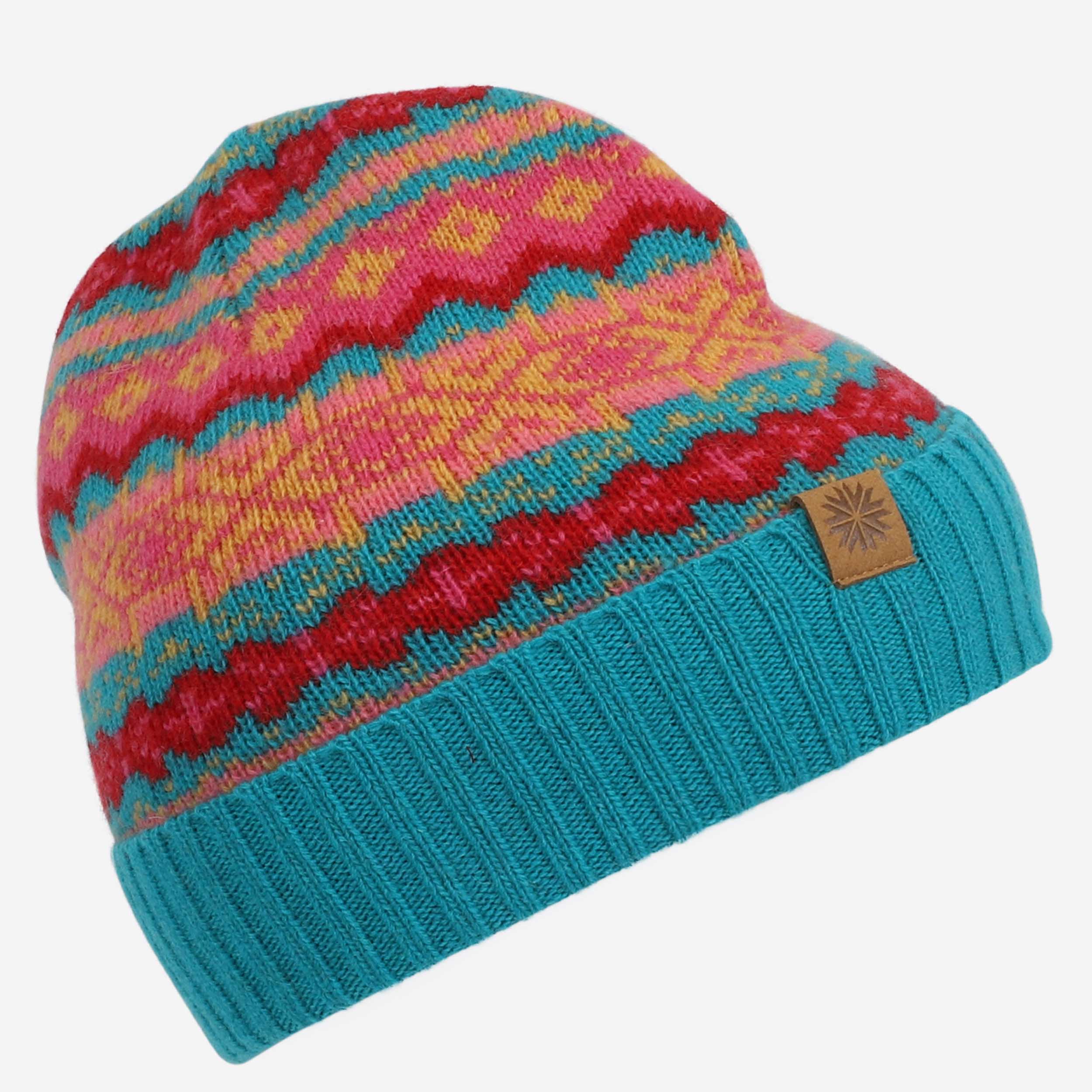 Skrúður mütze aus Wollgemisch