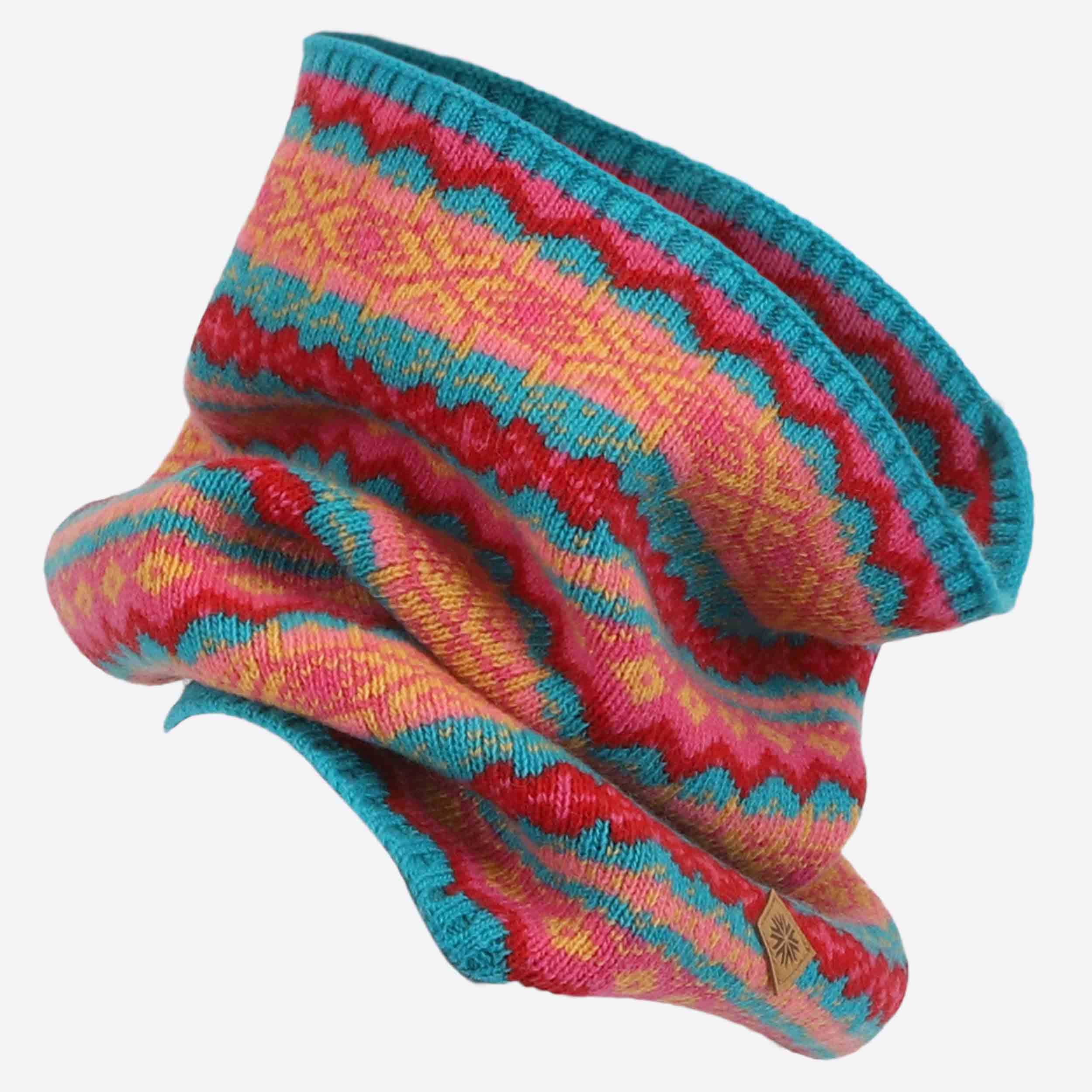 SKRÚÐUR混纺羊毛护脖围巾 