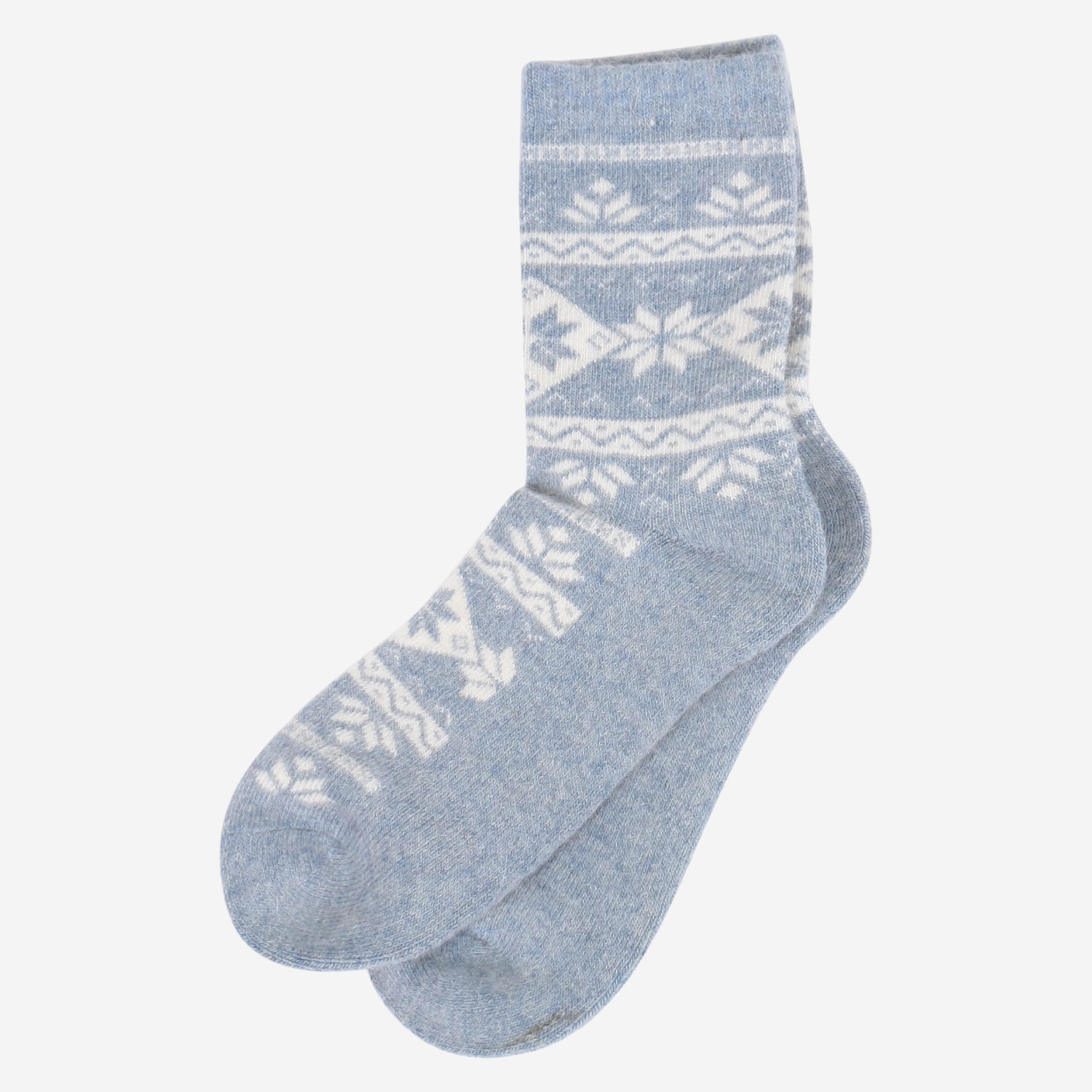 Loðmundur Angora-Socken im nordischen Stil